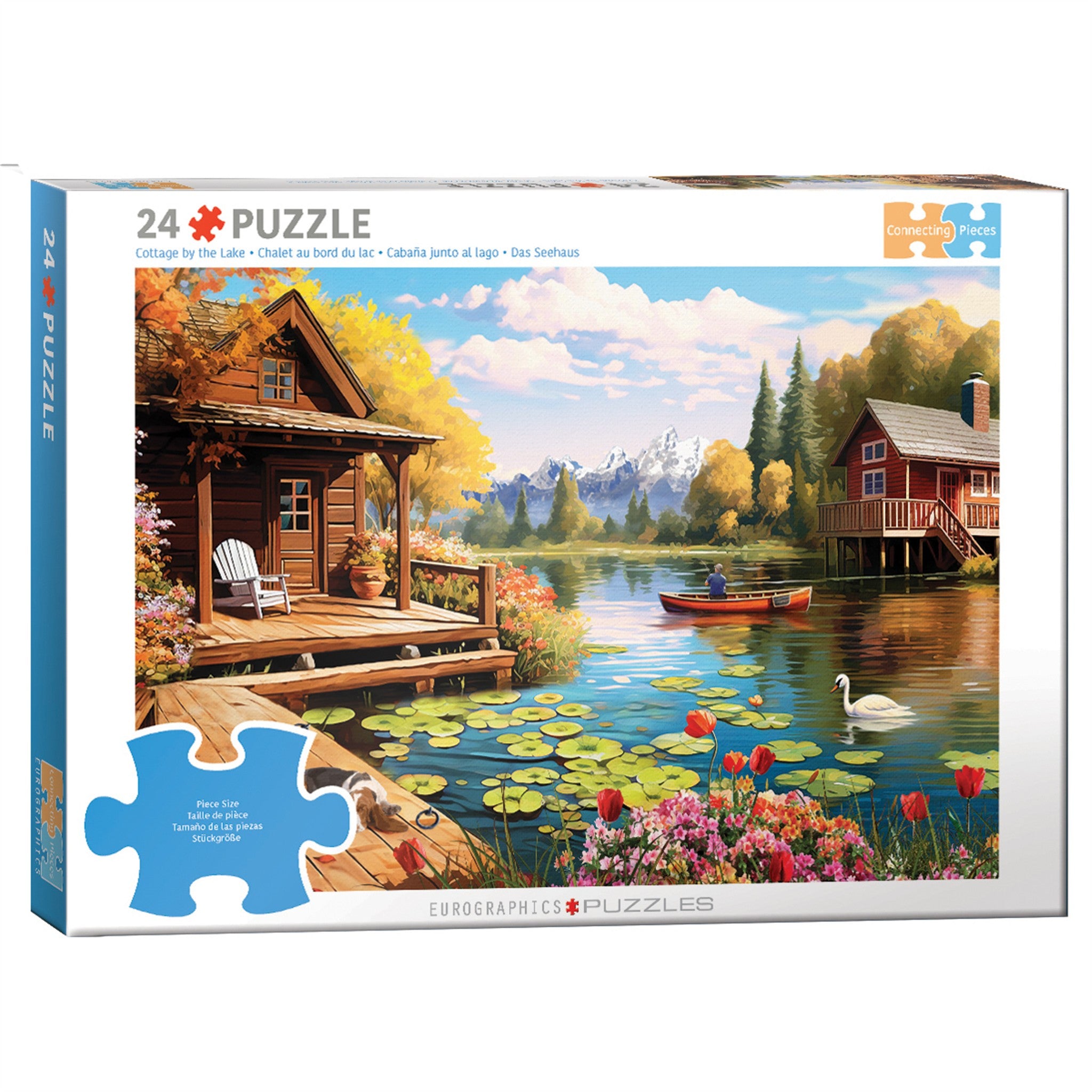 Lake Cottage 24 Piece Puzzle