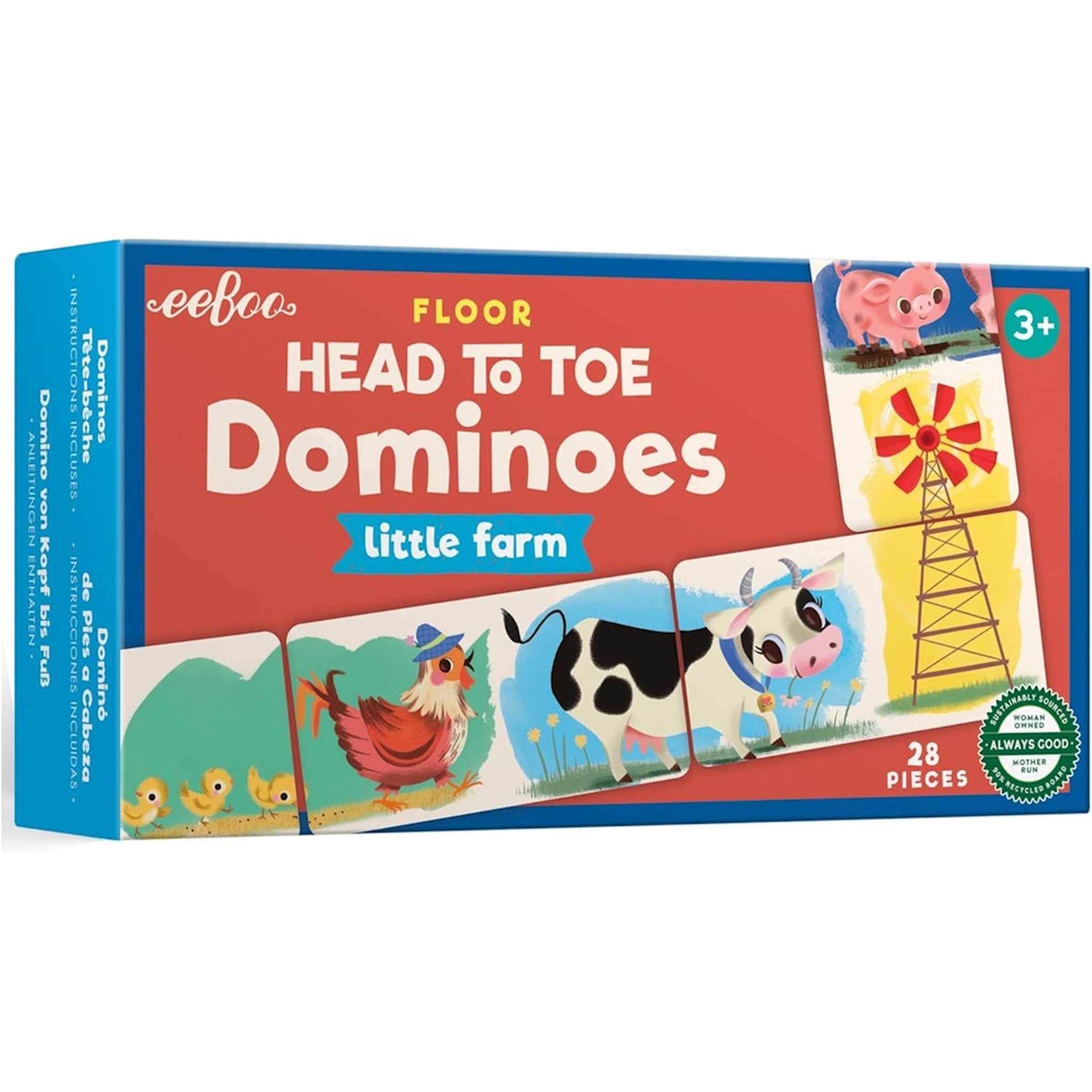 Little Farm Head to Toe Dominoes