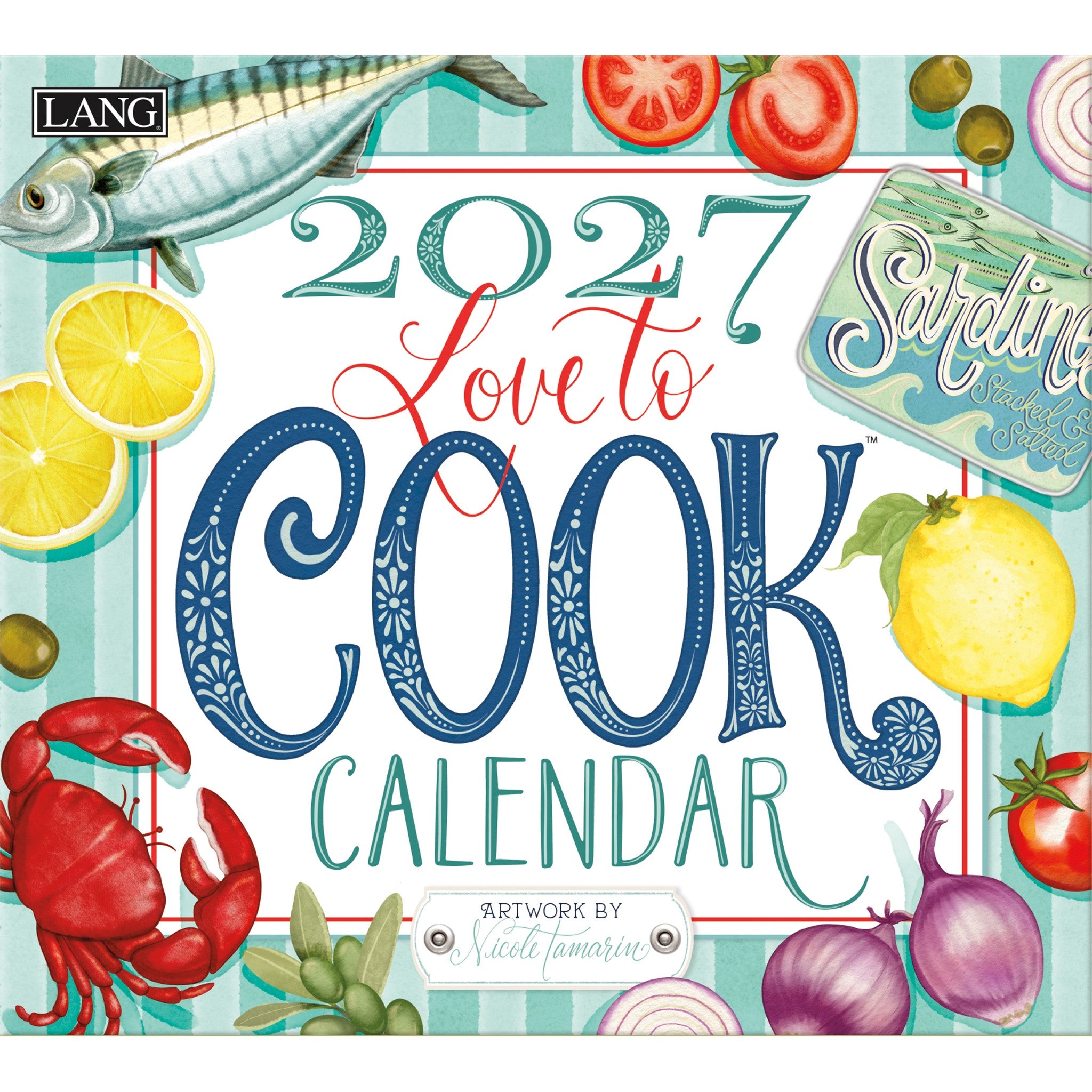 Love To Cook 2027 Wall Calendar