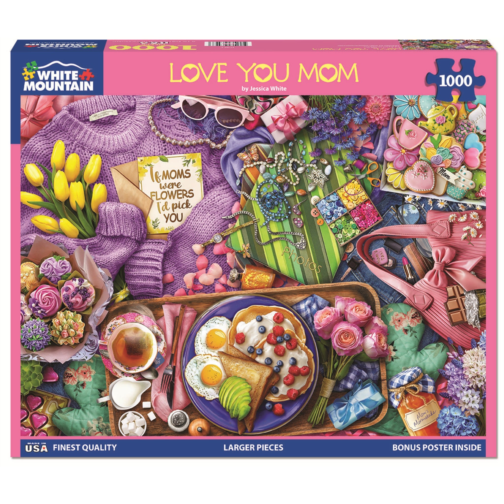 Love You Mom 1000 Piece Puzzle - Online Only