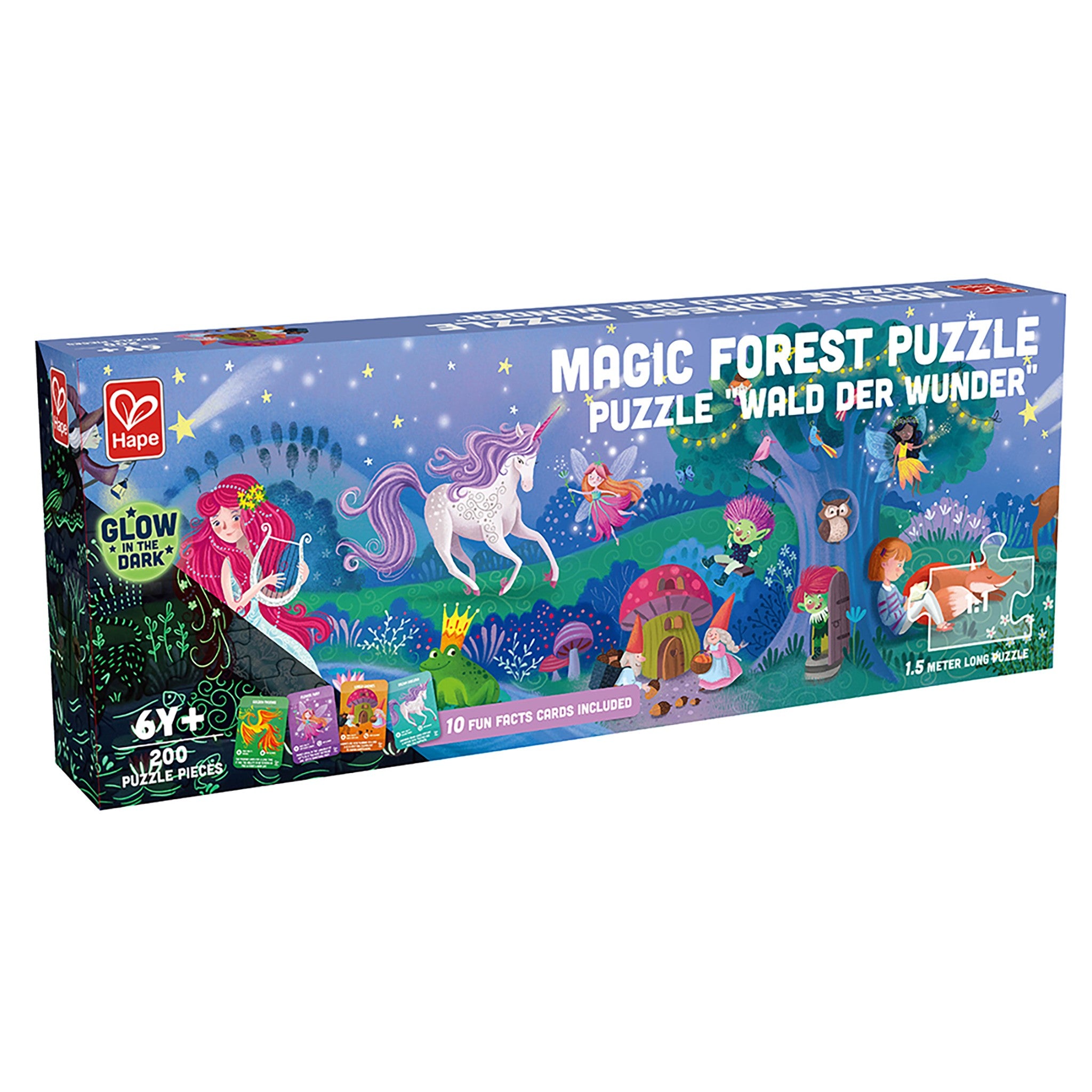 Magic Forest Glow in the Dark 200 Piece Puzzle