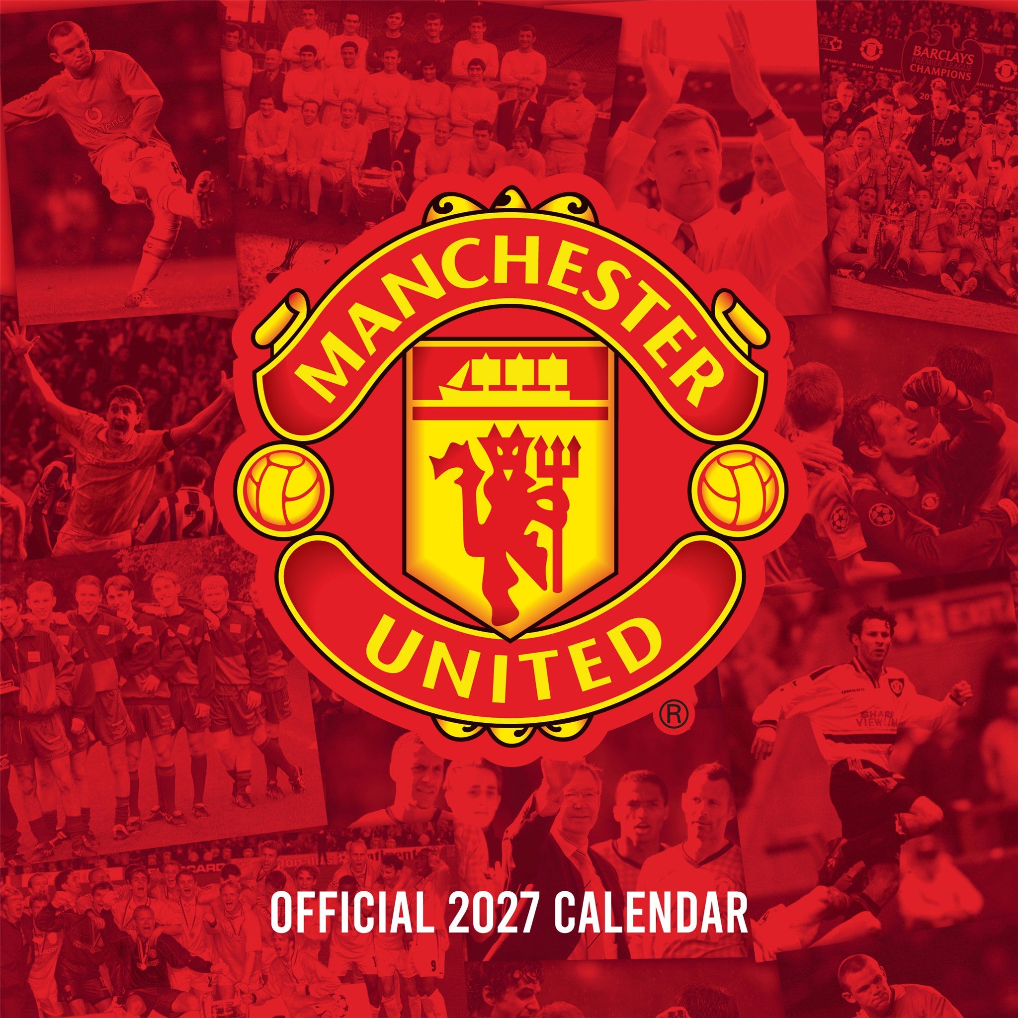 Manchester United 2027 Wall Calendar