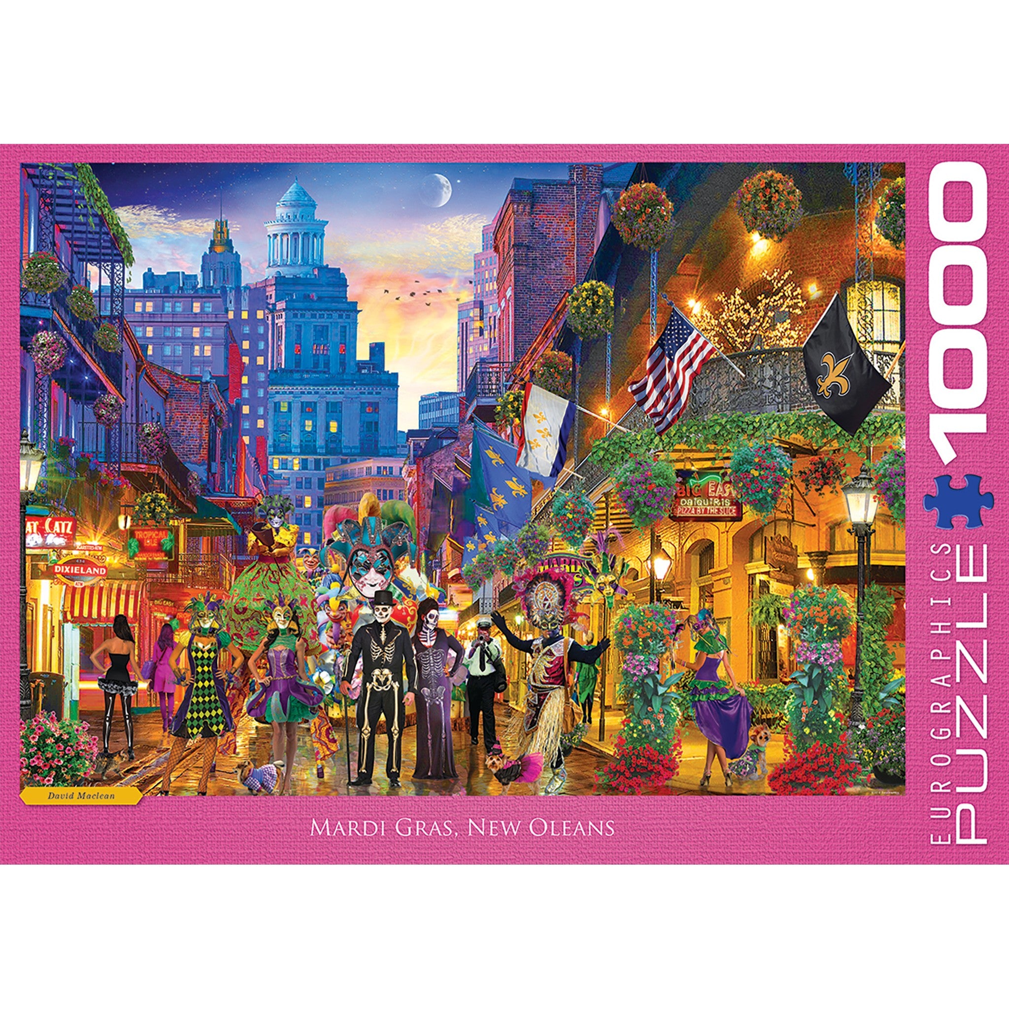 Mardi Gras New Orleans 1000 Piece Puzzle
