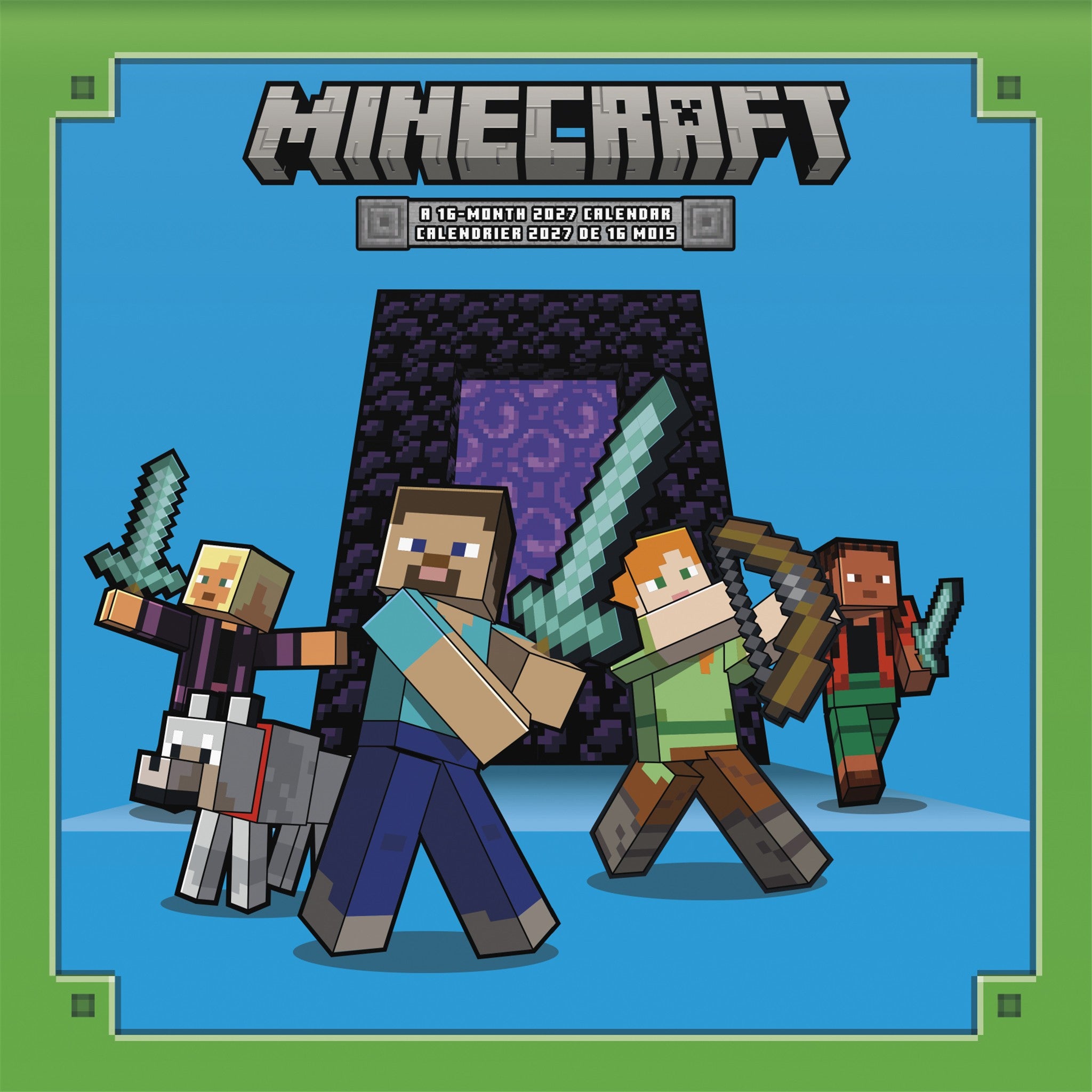 Minecraft 2027 Mini Calendar