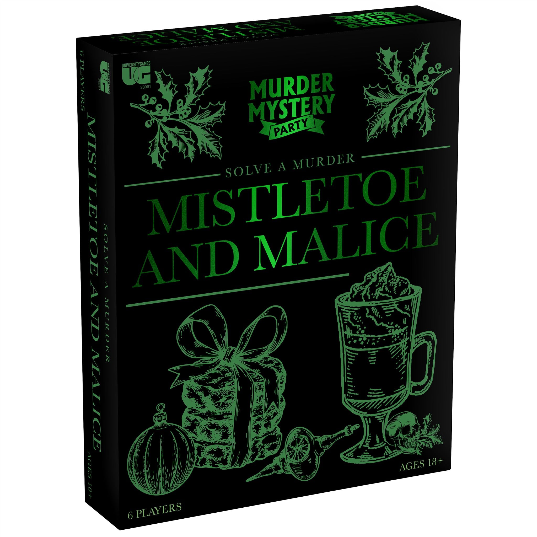 Mistletoe & Malice Murder Mystery Party Game