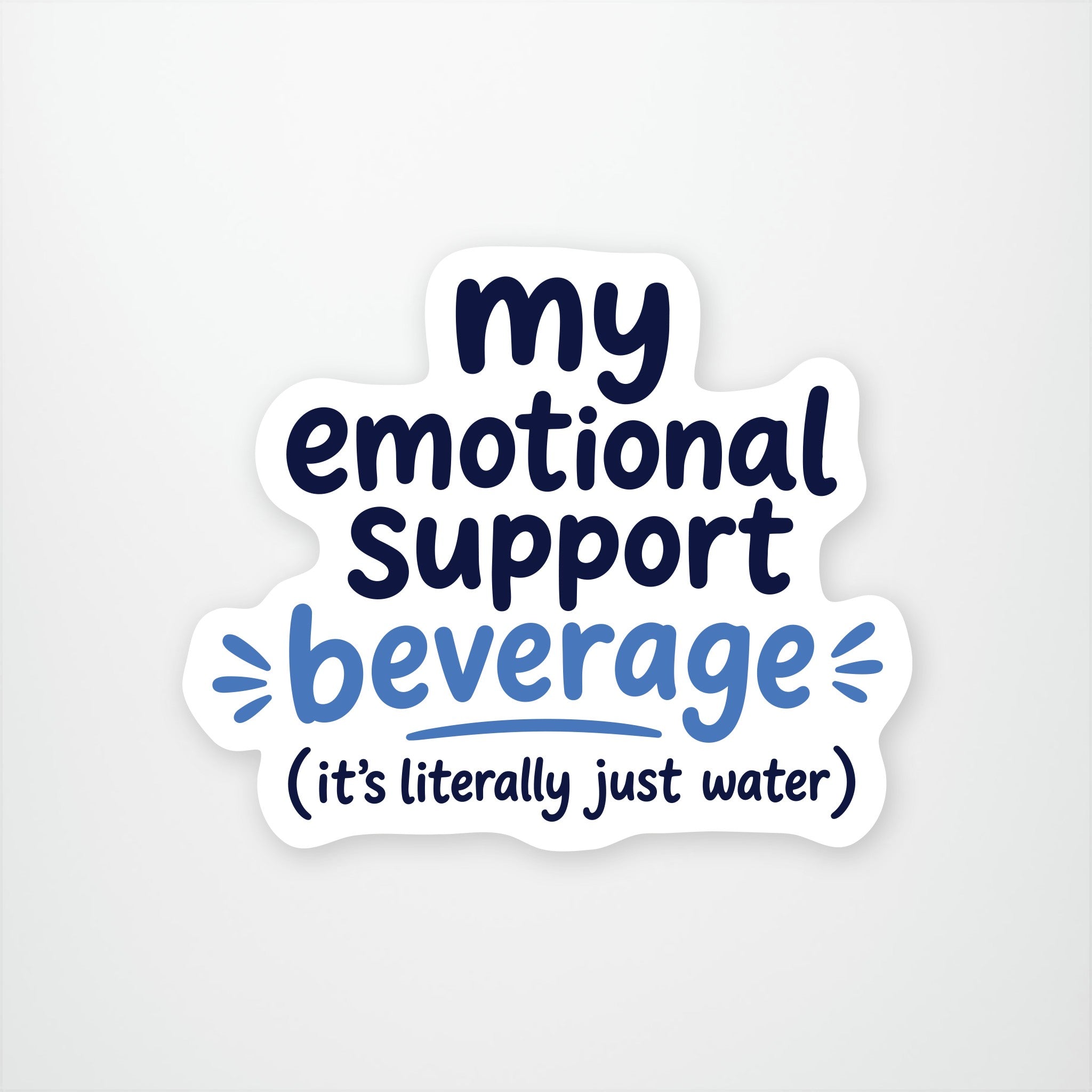 My Emotional Beverage Exclusive Vinyl Sticker