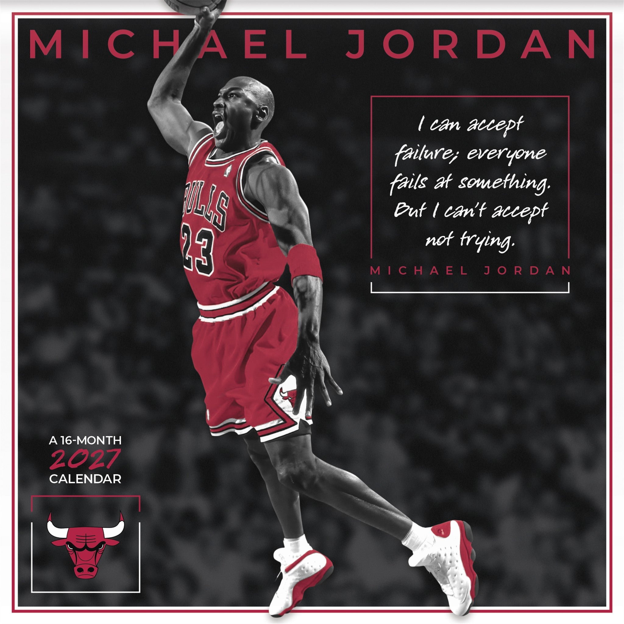 NBA Michael Jordan 2027 Wall Calendar