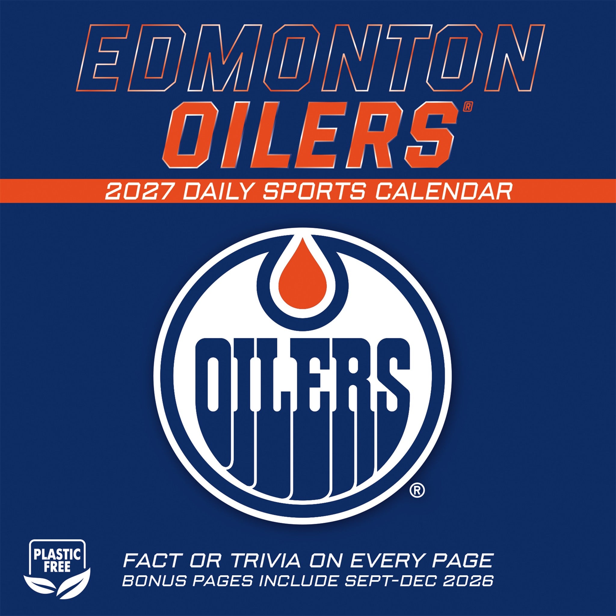 NHL Edmonton Oilers 2027 Box Calendar