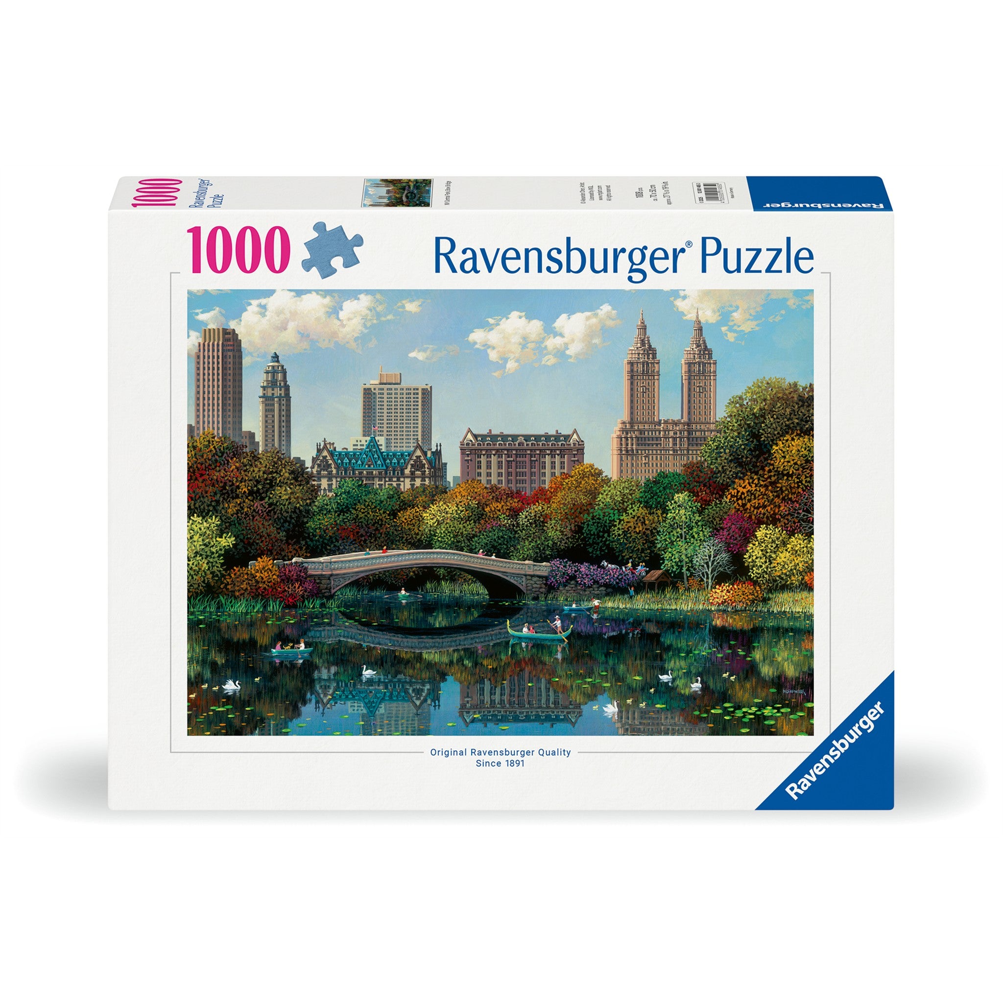 NY Central Park, Bow Bridge 1000 Piece Puzzle