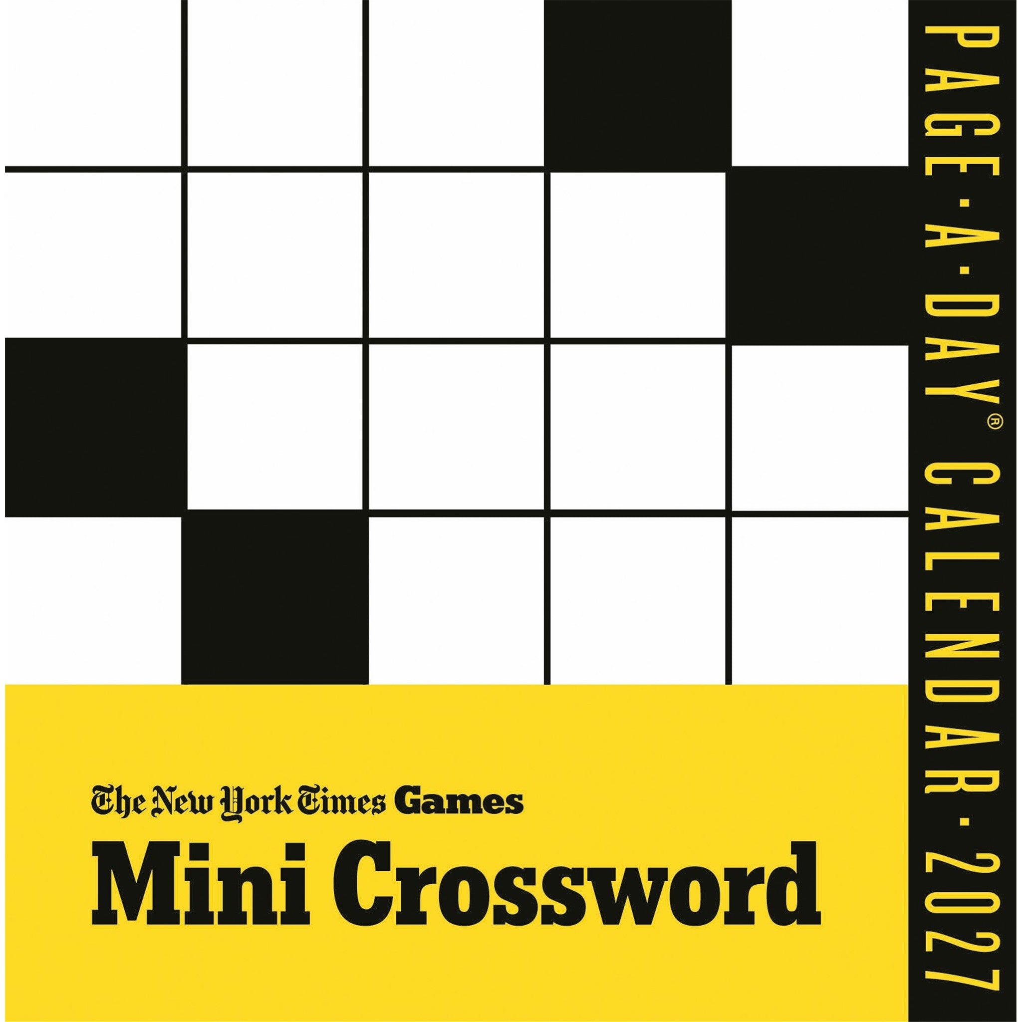 New York Times Mini Crossword 2027 Box Calendar