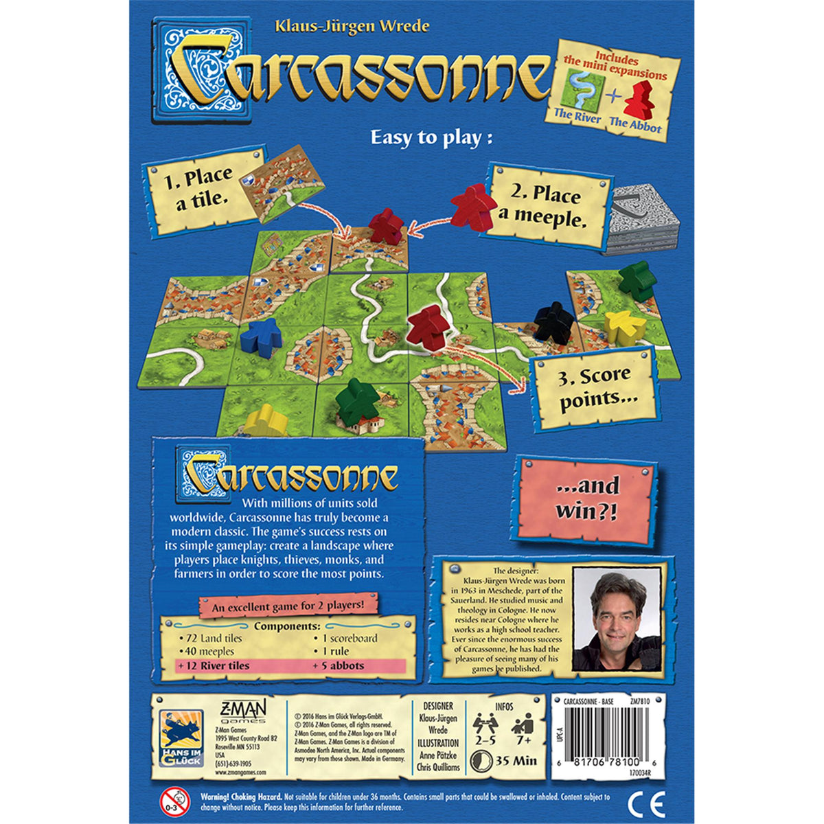 Carcassonne Game - Calendar Club Canada