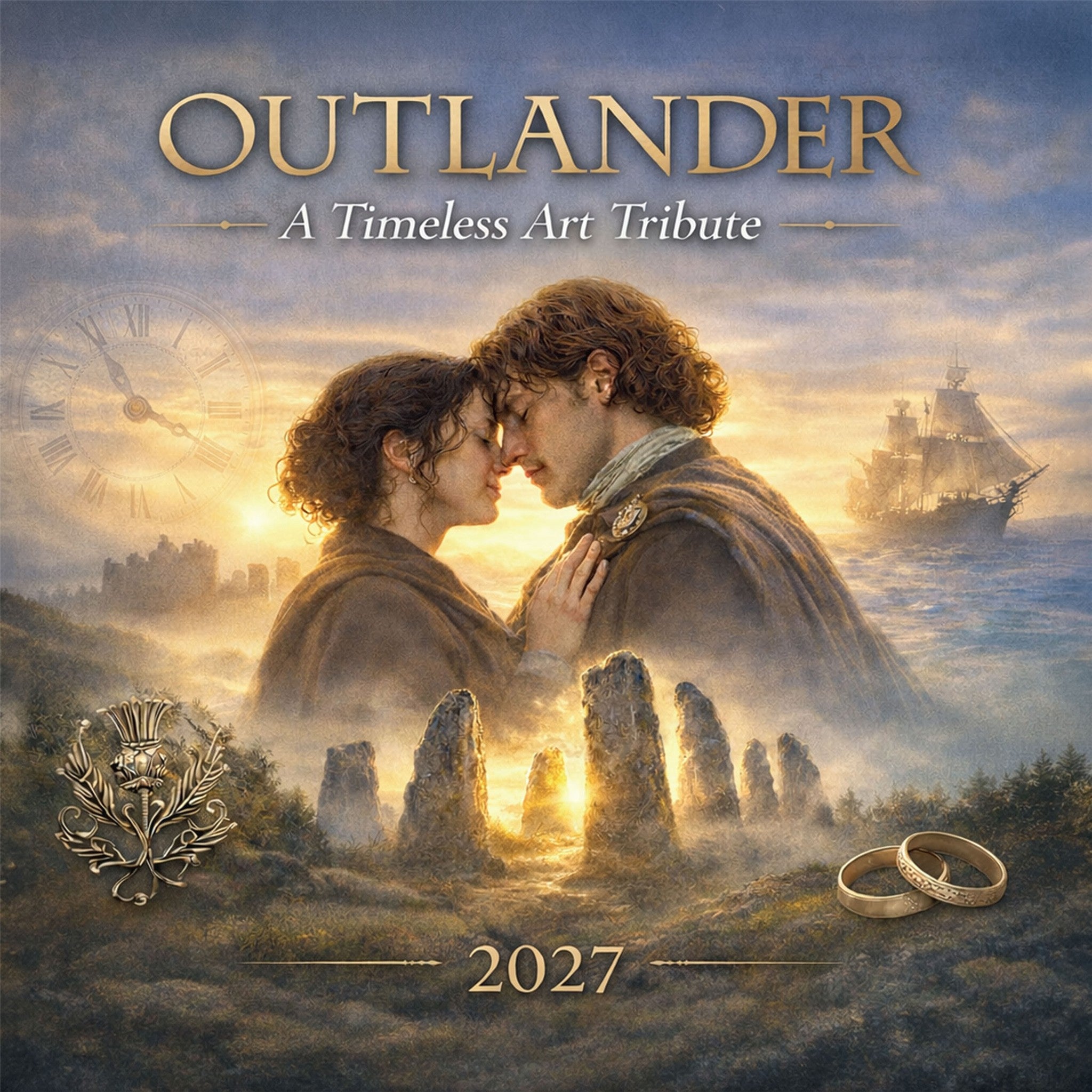 Outlander Unofficial 2027 Wall Calendar