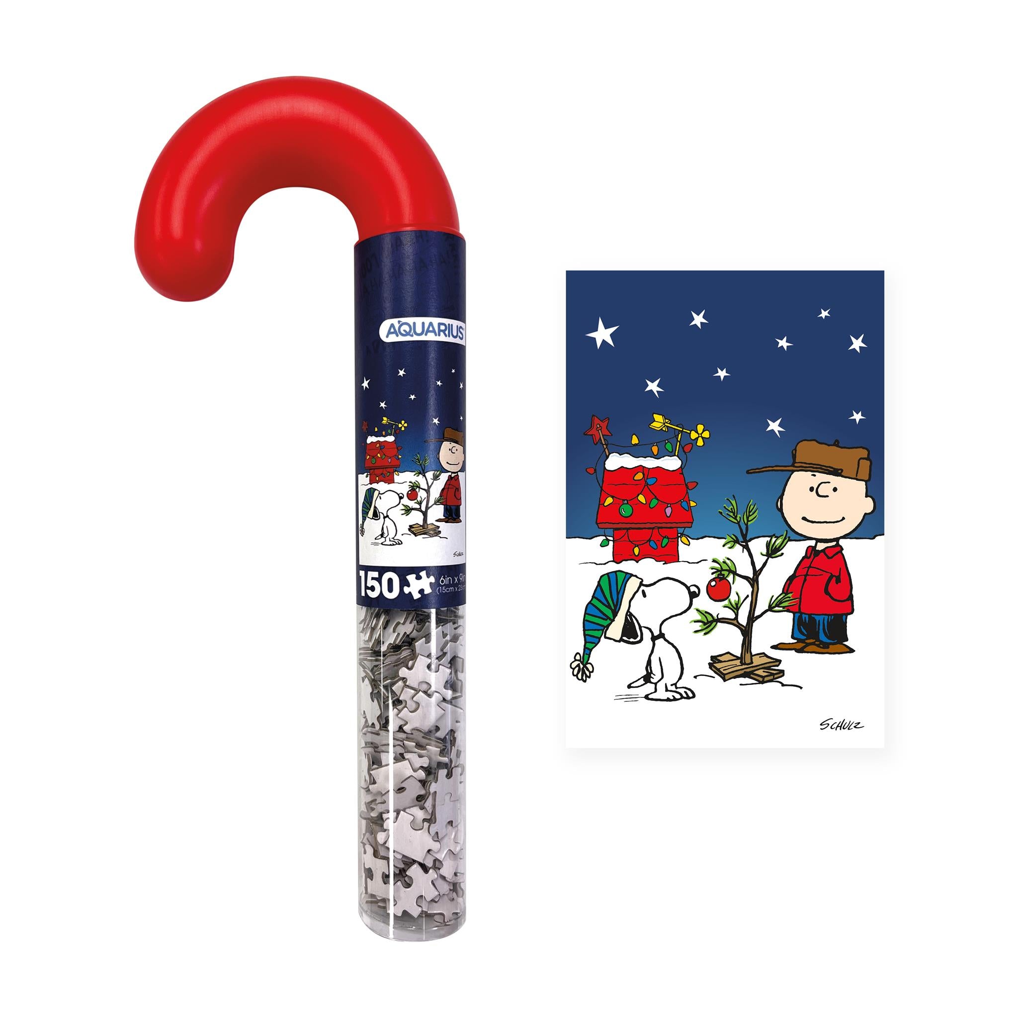 Peanuts Charlie Brown Christmas 150 Piece Jigsaw Puzzle Candy Cane