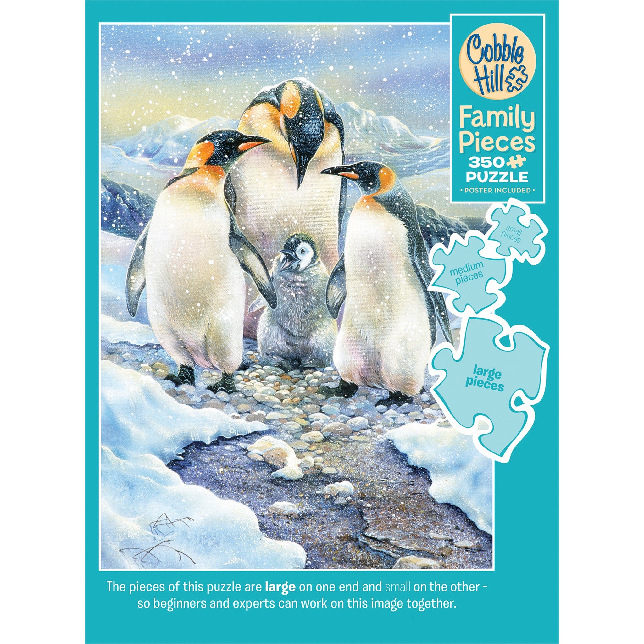 Penguin Family 350 Piece Puzzle - Online Only
