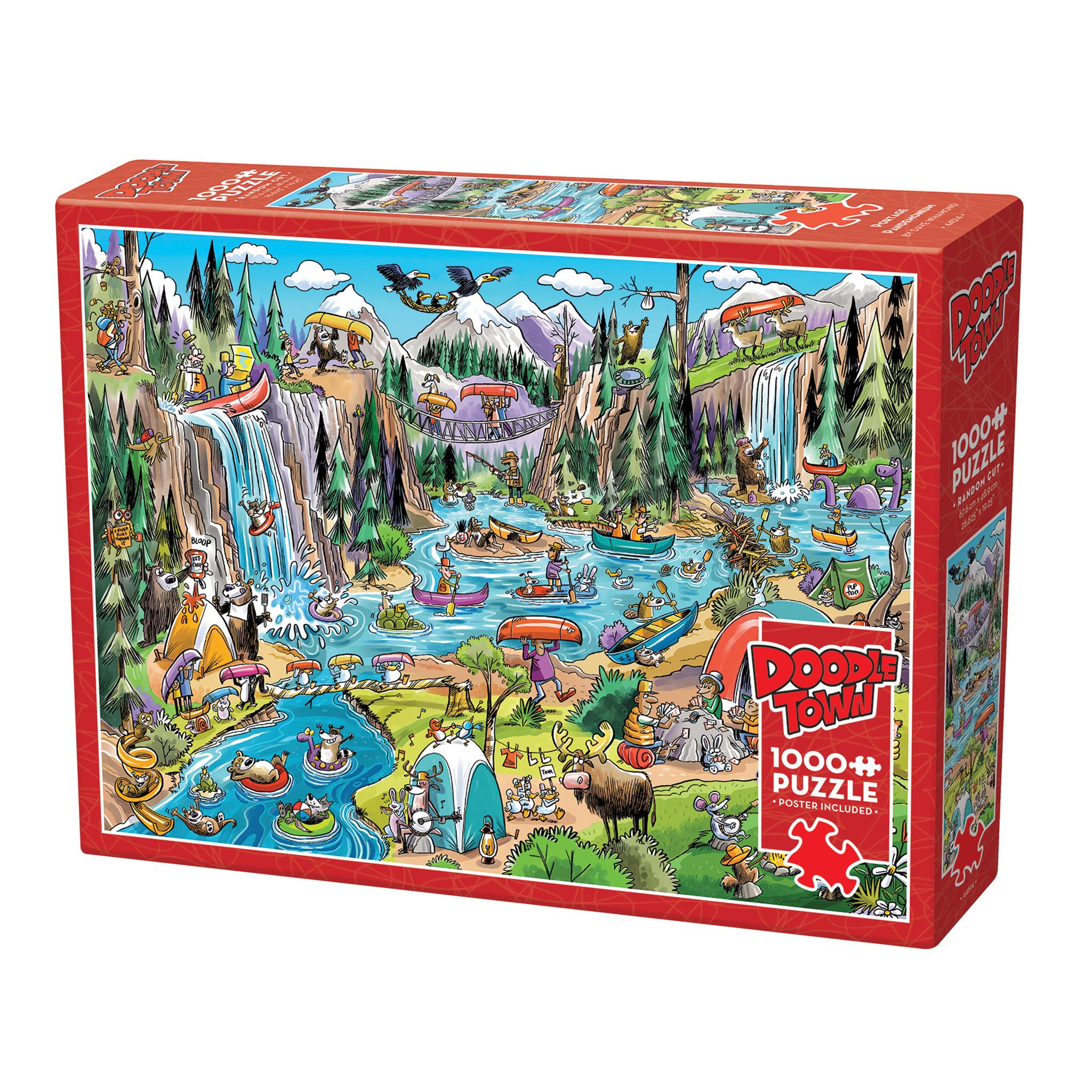 Portage Pandemonium Doodletown 1000 Piece Puzzle