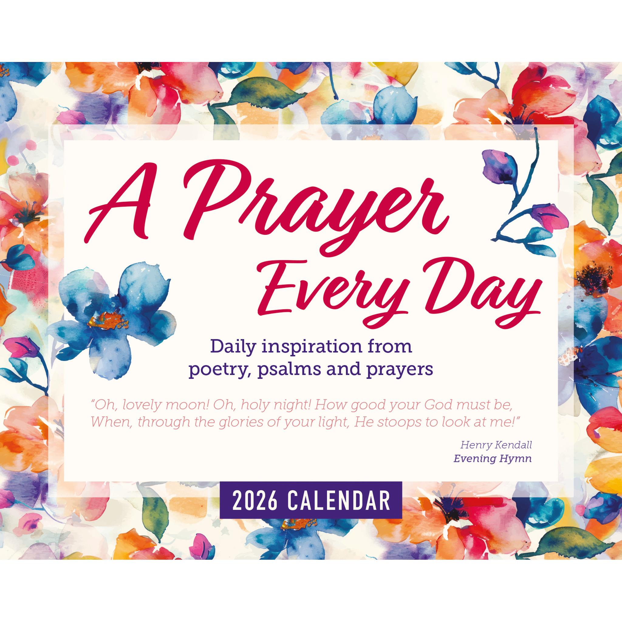 Prayer For Every Day 2026 Box Calendar