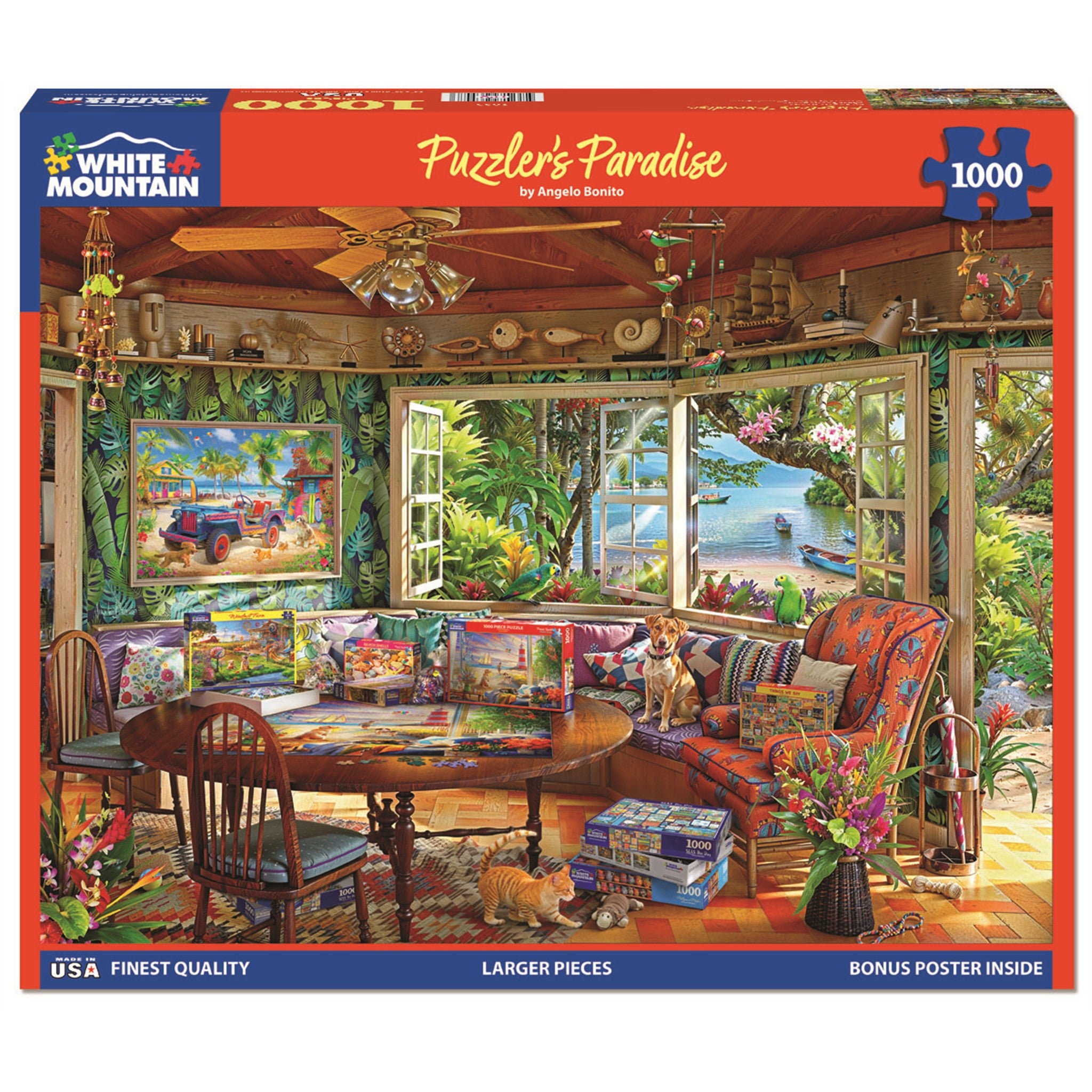Puzzler's Paradise 1000 Piece Puzzle - Online Only