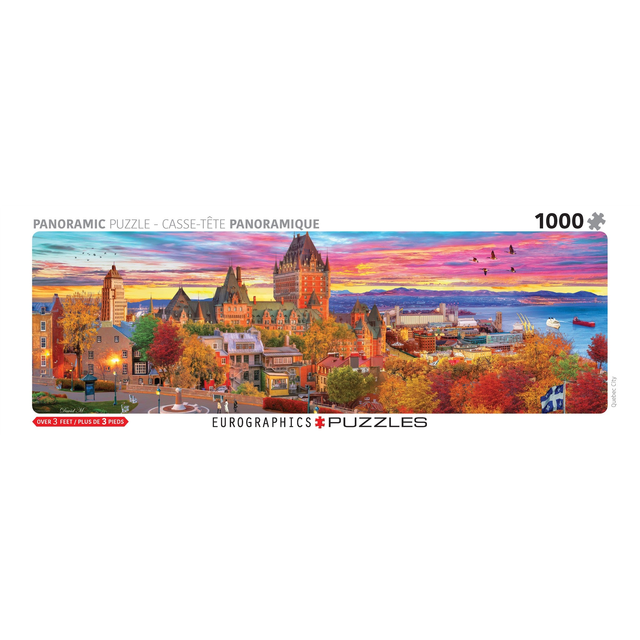 Quebec City Panoramic 1000 Piece Puzzle