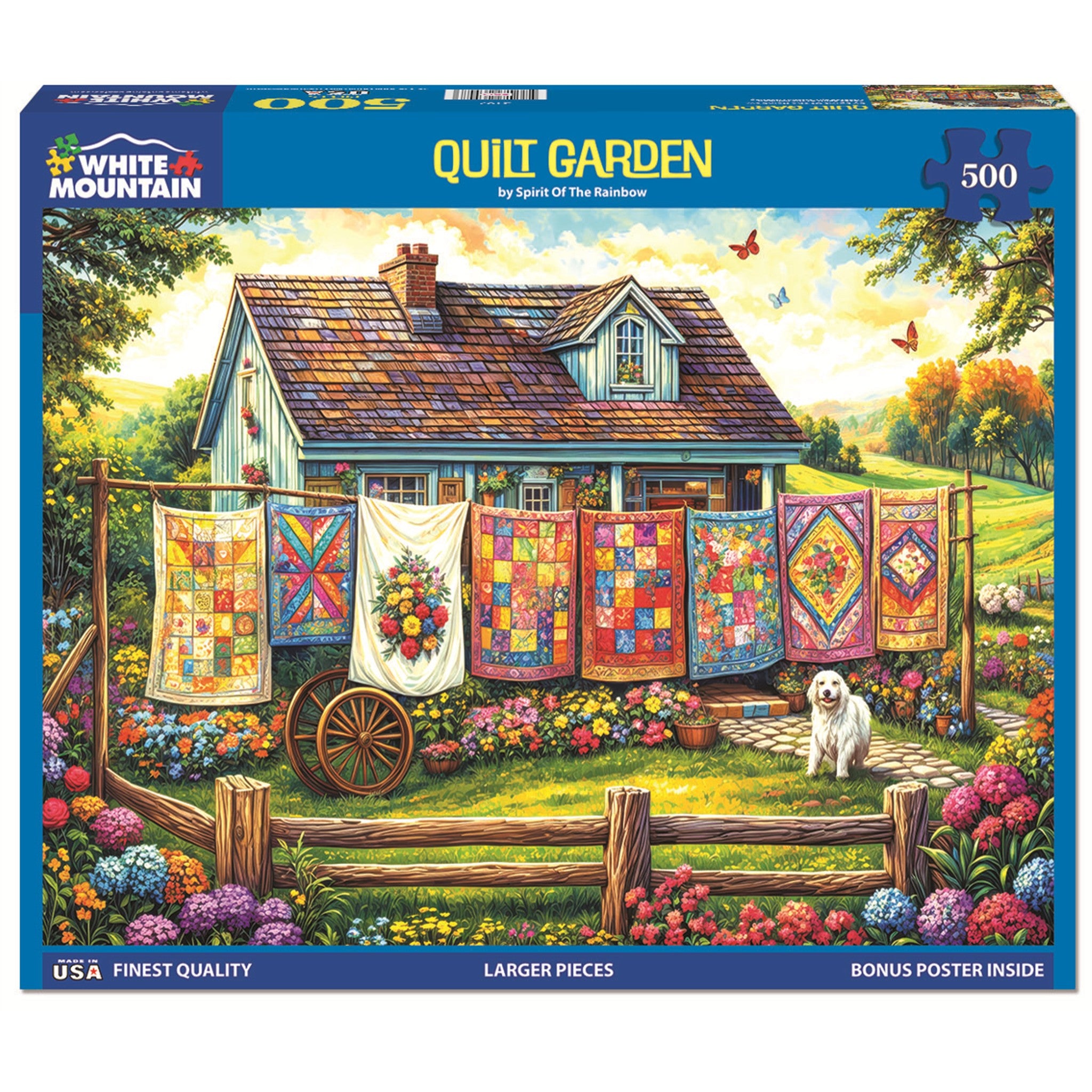 Quilt Garden 500 Piece Puzzle - Online Only