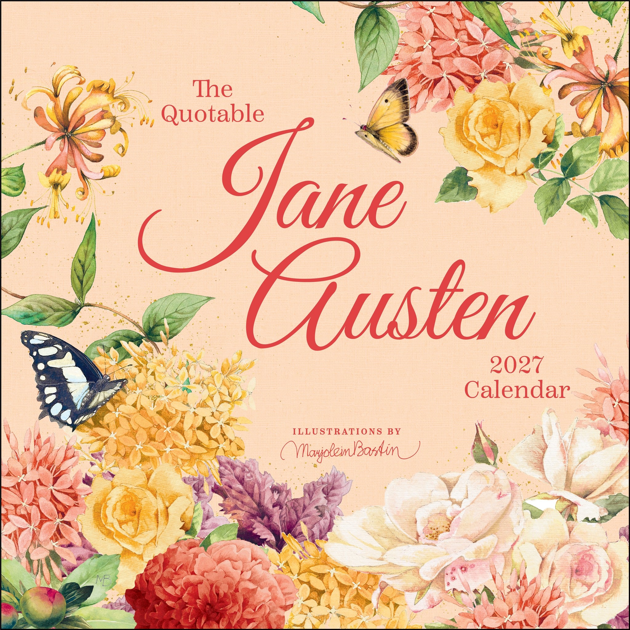 Quotable Jane Austen 2027 Wall Calendar - Online Only