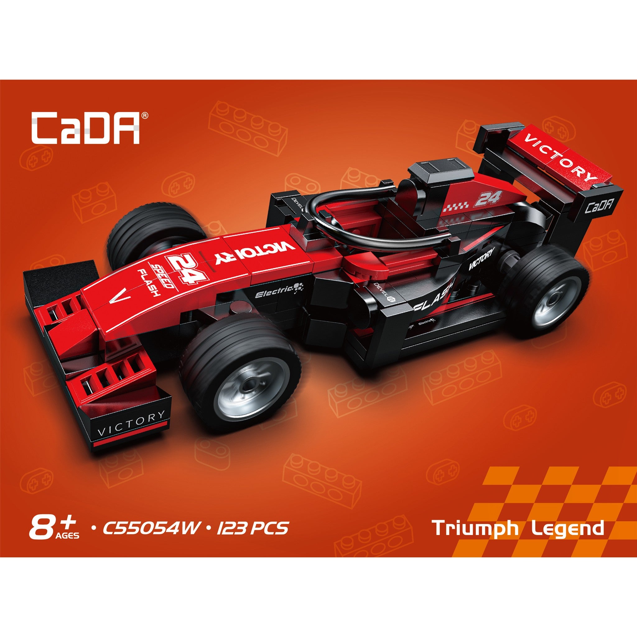 Red Triumph Legend 123 Pieces