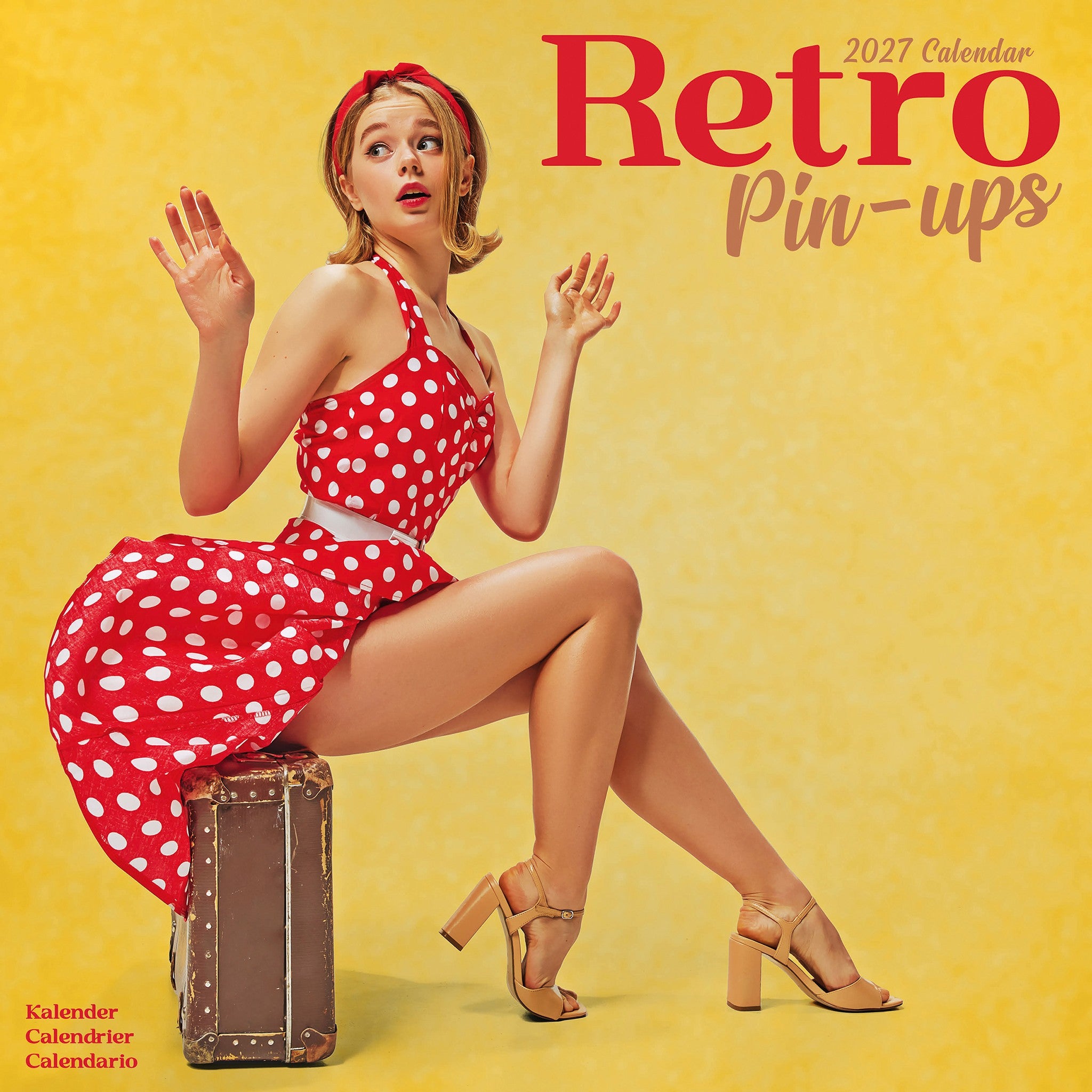 Retro Pin Ups 2027 Wall Calendar