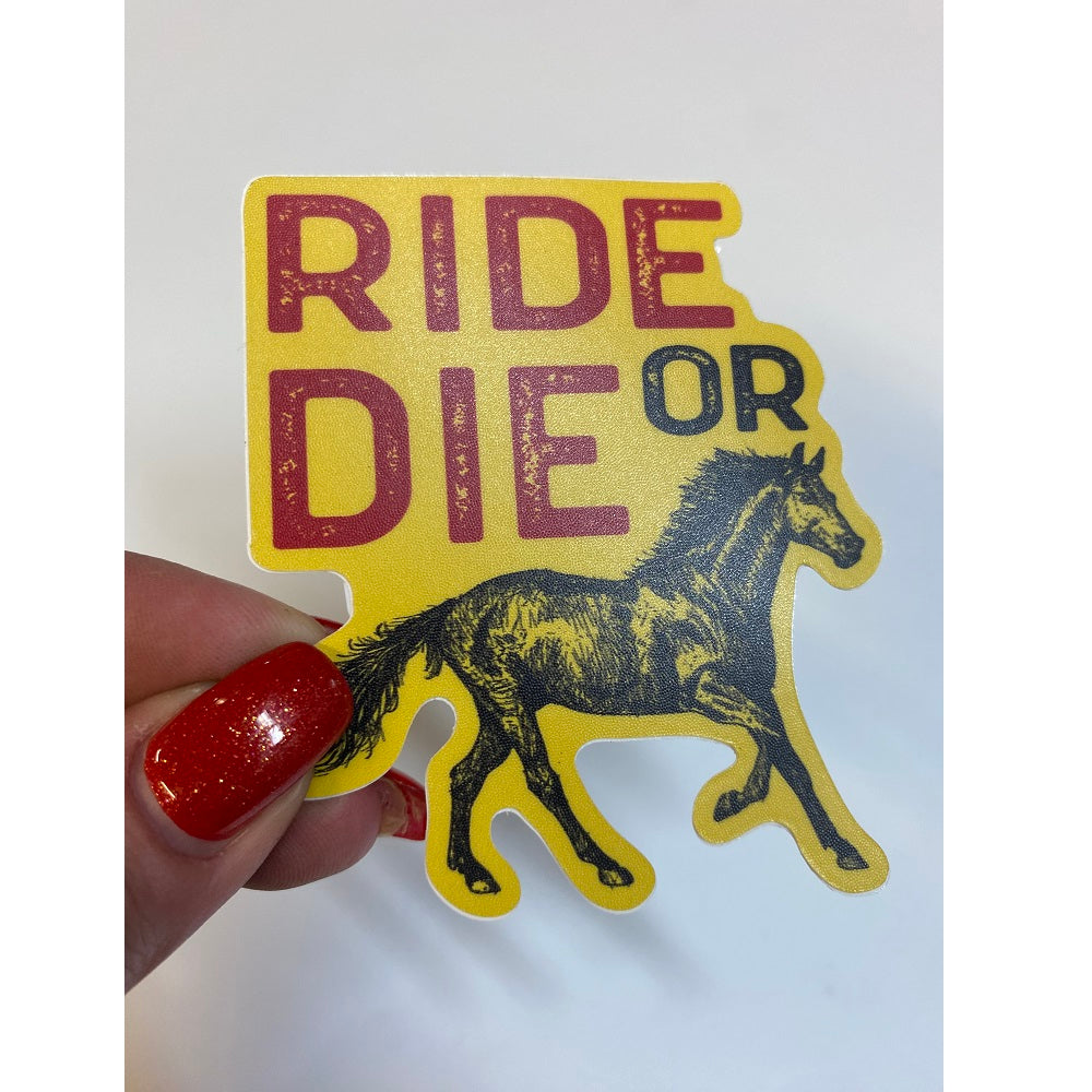 Ride or Die Vinyl Sticker