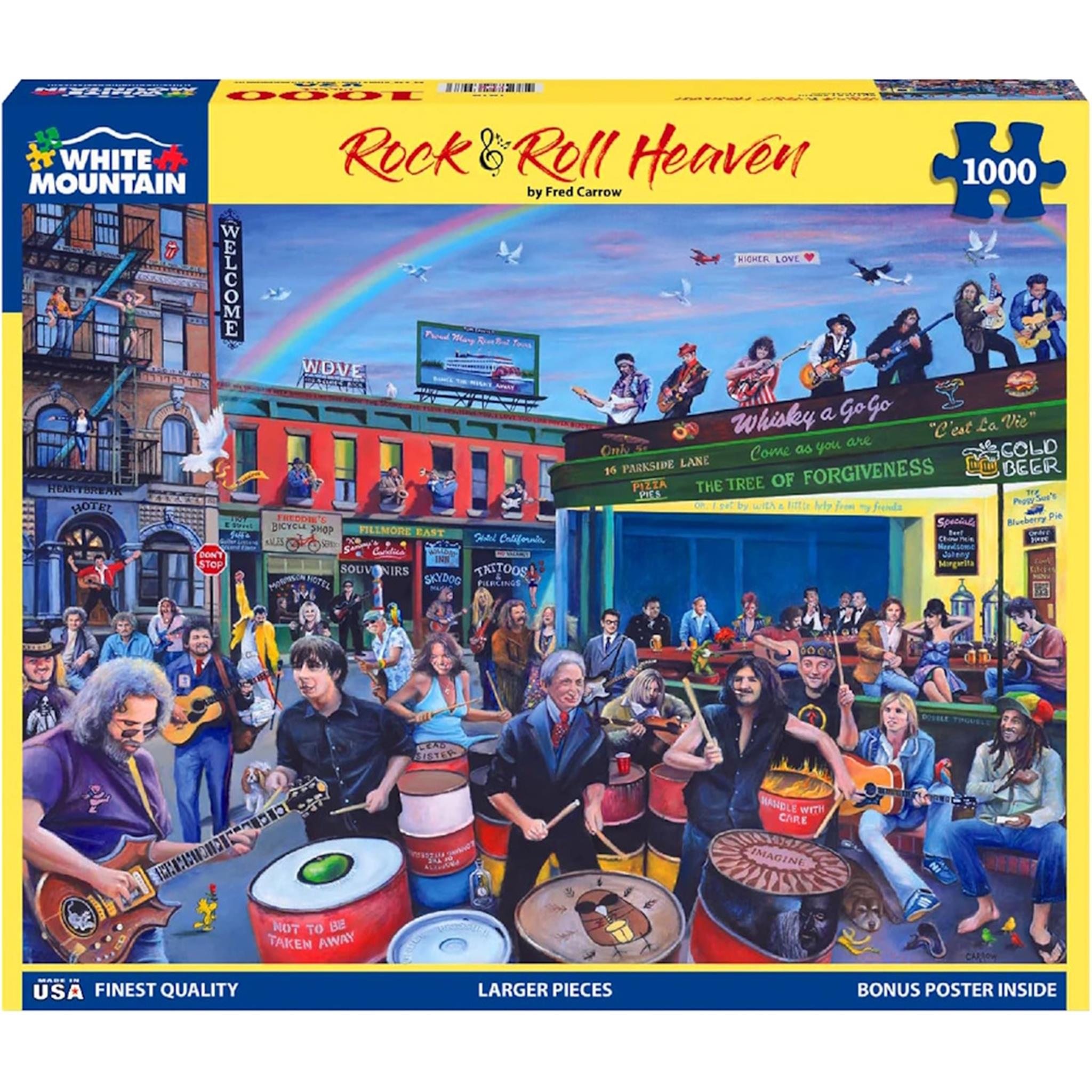 Rock & Roll Heaven 1000 Piece Puzzle