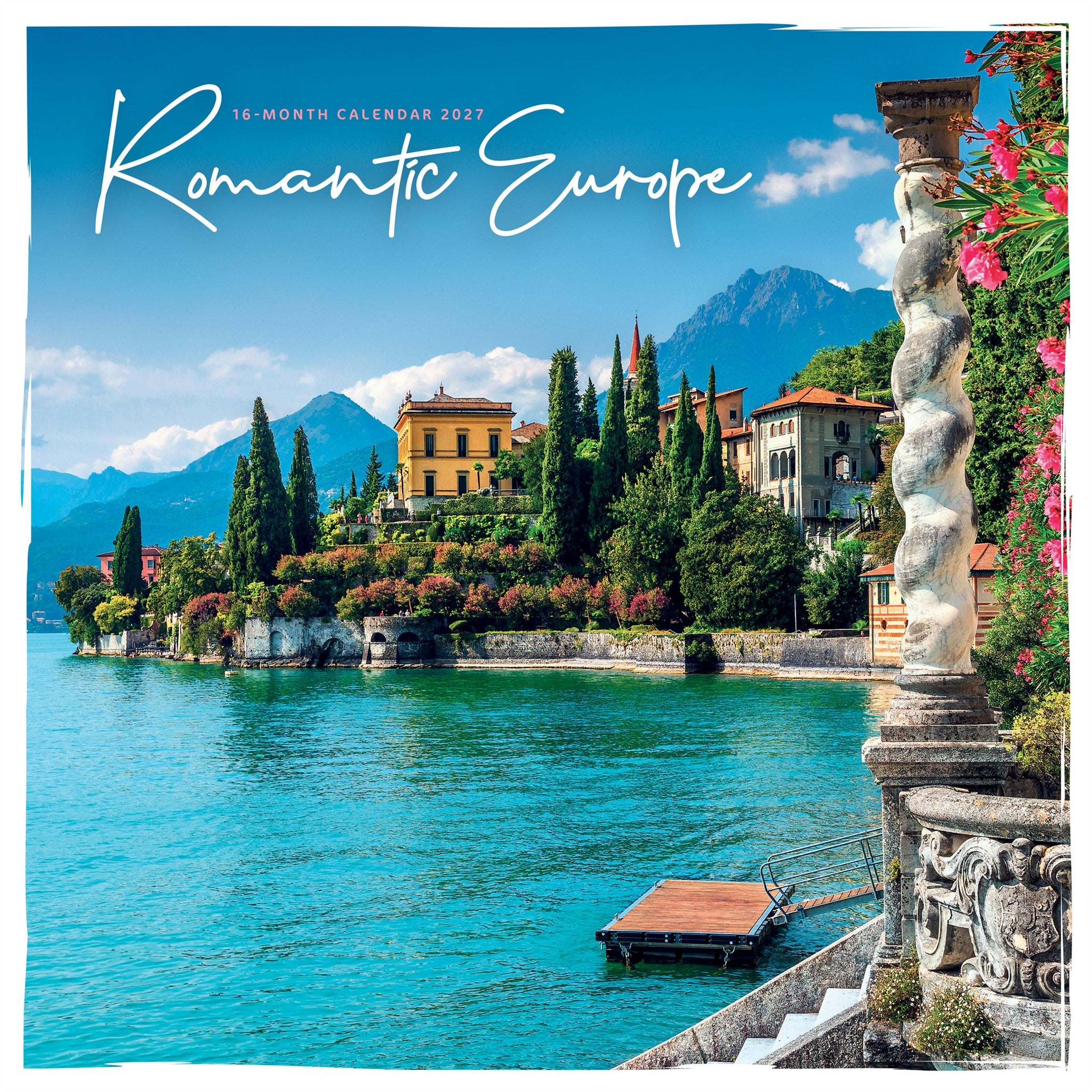 Romantic Europe 2027 Wall Calendar