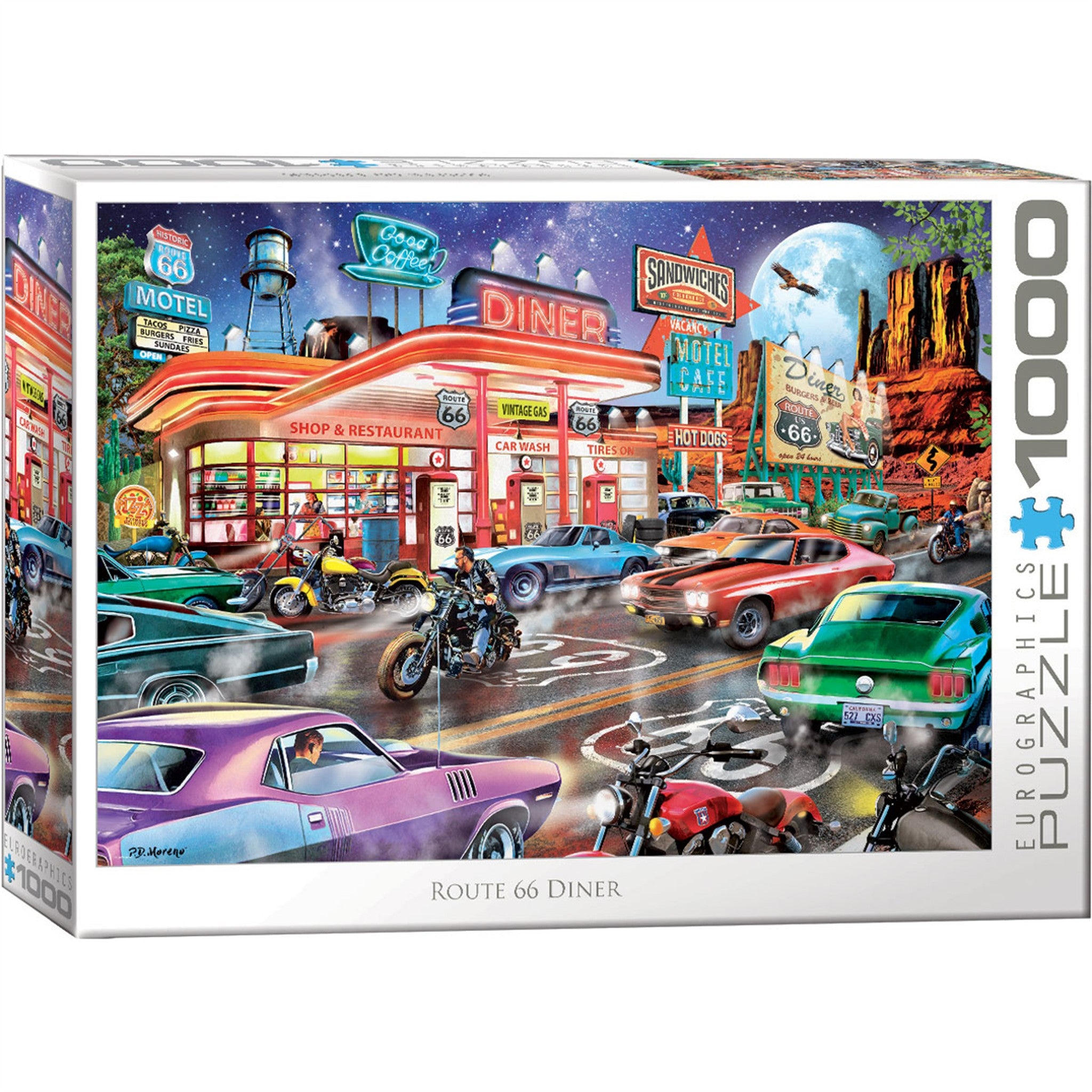 Route 66 Diner 1000 Piece Puzzle