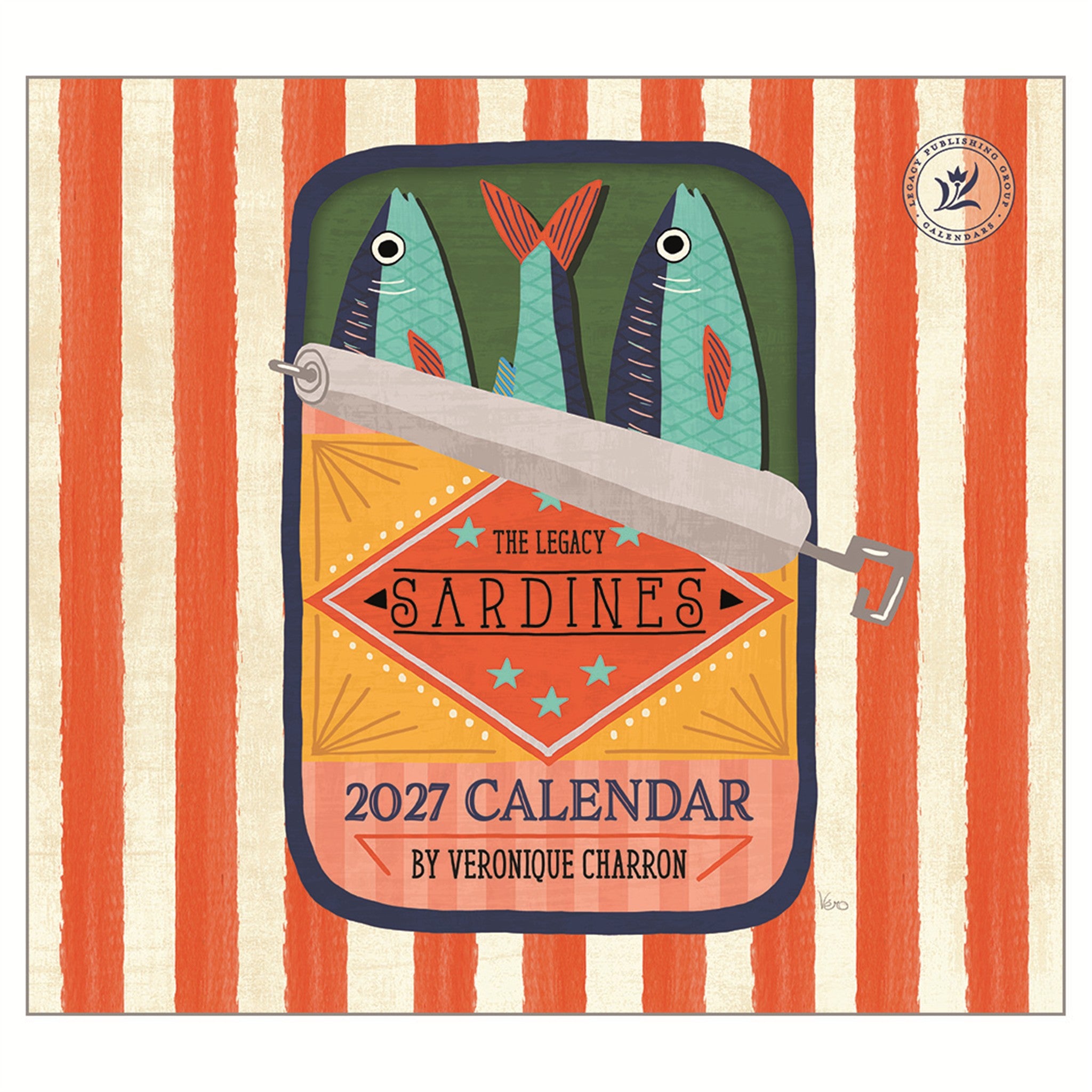 Sardines 2027 Wall Calendar