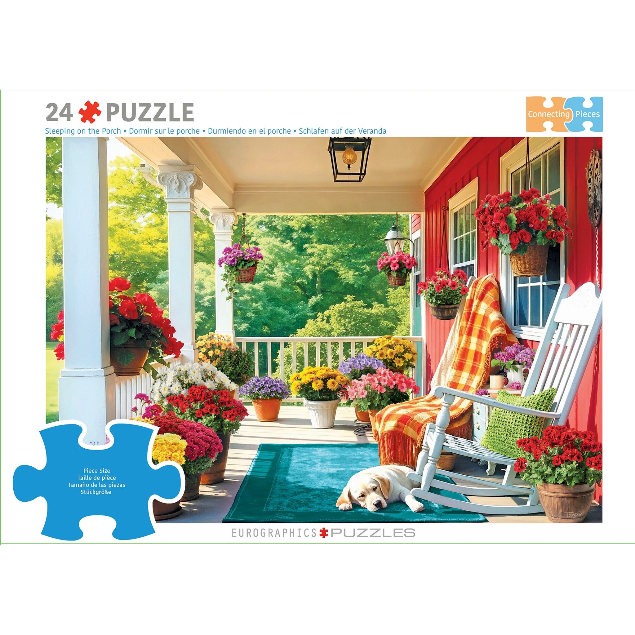 Sleeping on the Porch 24 Piece Puzzle