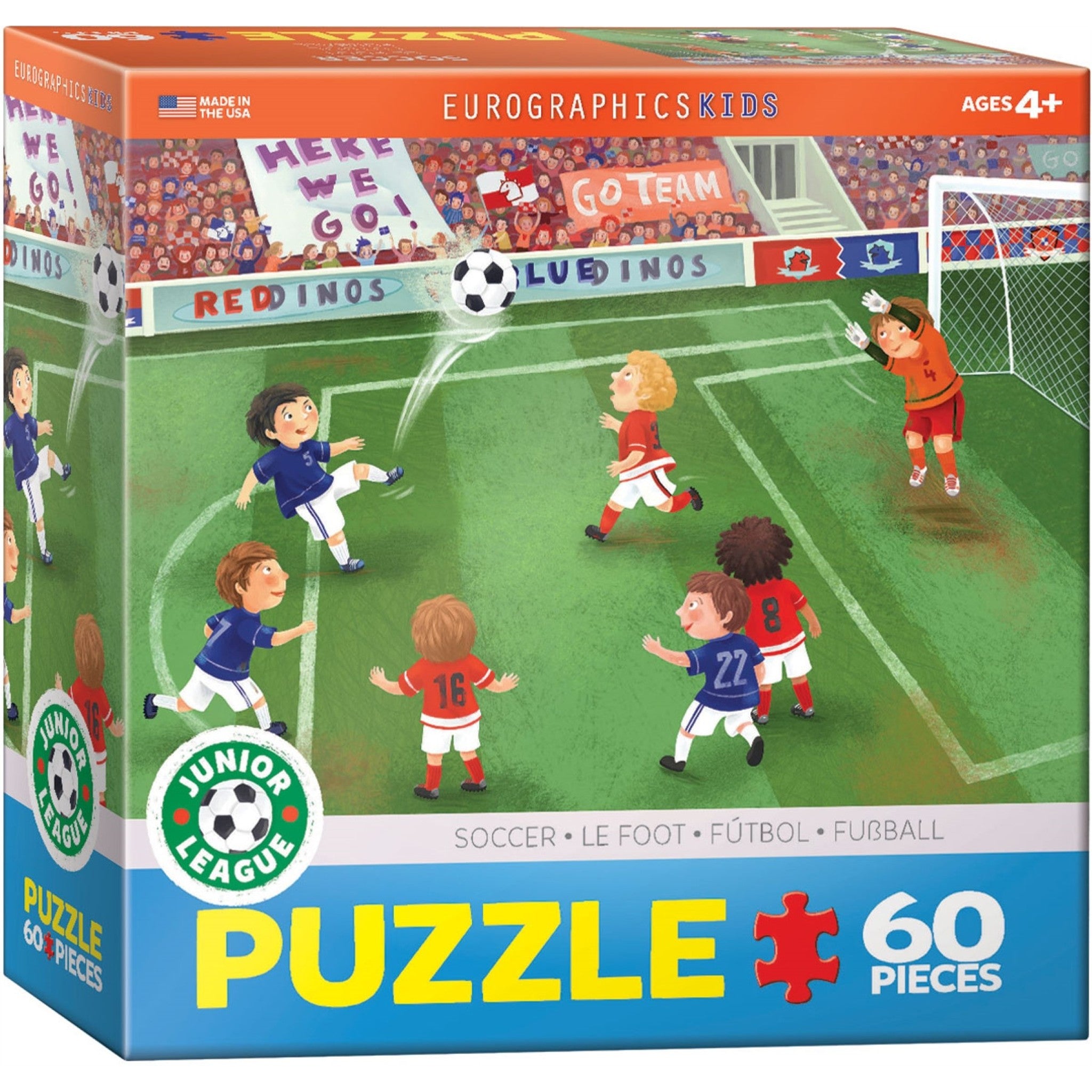 Soccer Junior League 60 Piece Puzzle