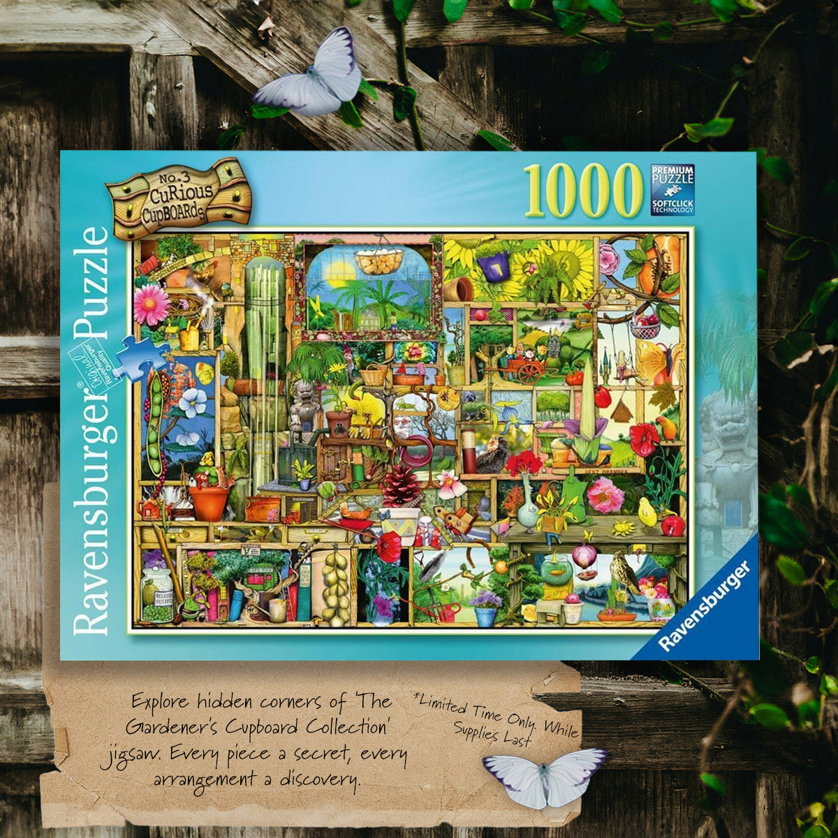 The Gardeners Cupboard 1000 Piece Puzzle by Ravensburger.