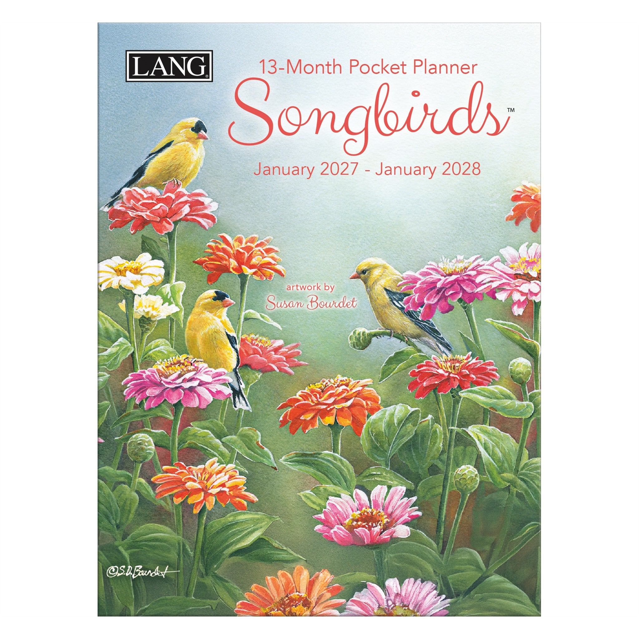 Songbirds 2027 Monthly Pocket Planner