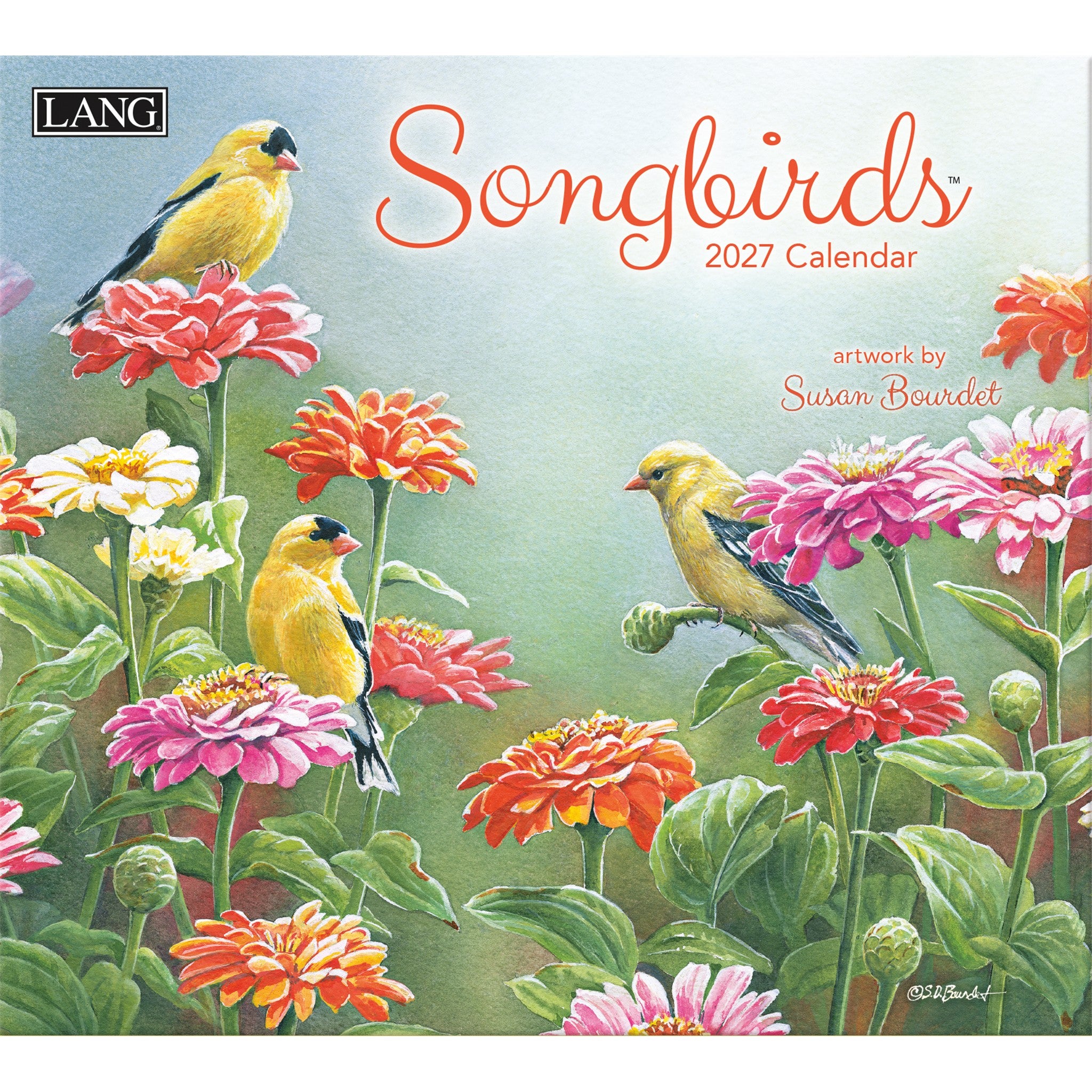Songbirds 2027 Wall Calendar