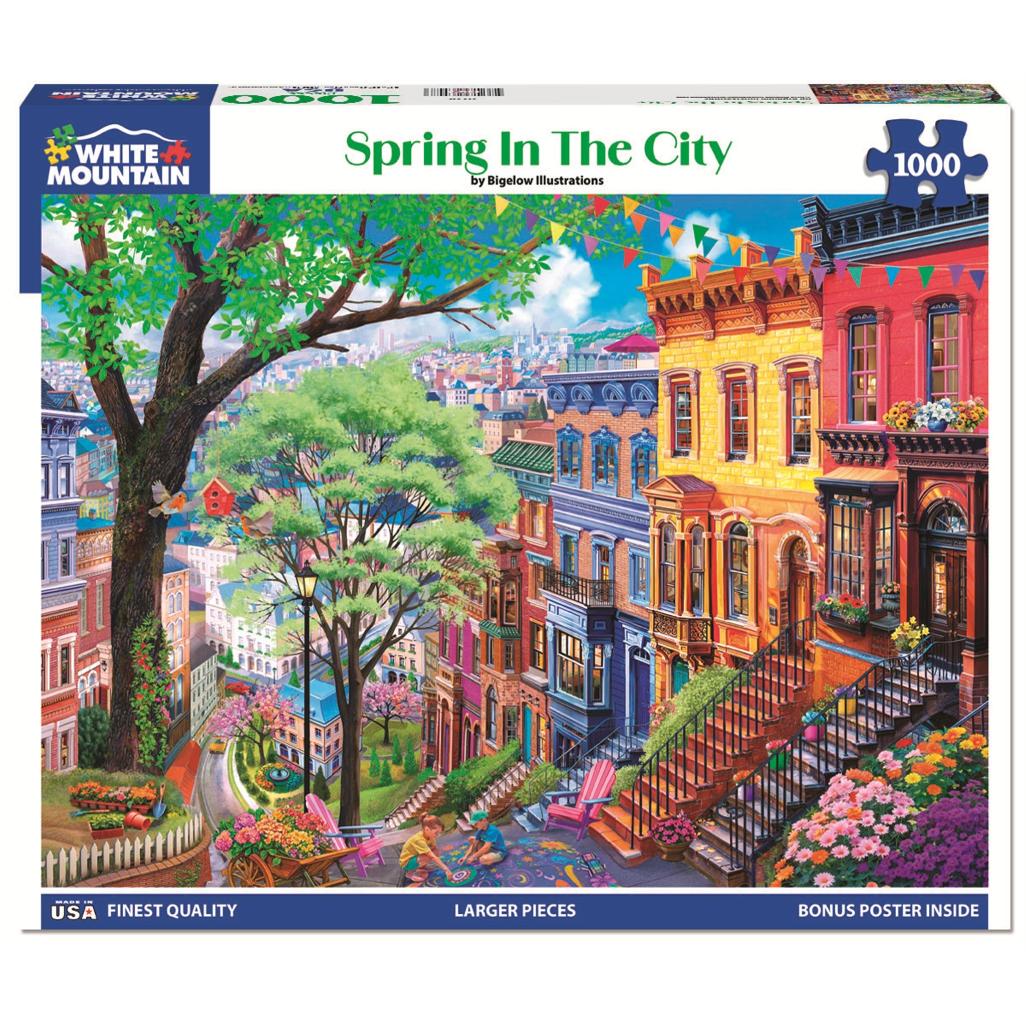 Spring In The City 1000 Piece Puzzle - Online Only