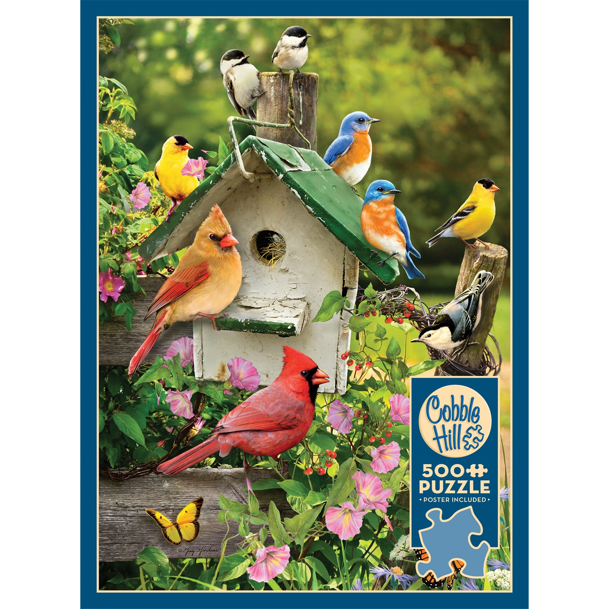 Summer Birdhouse 500 Piece Puzzle