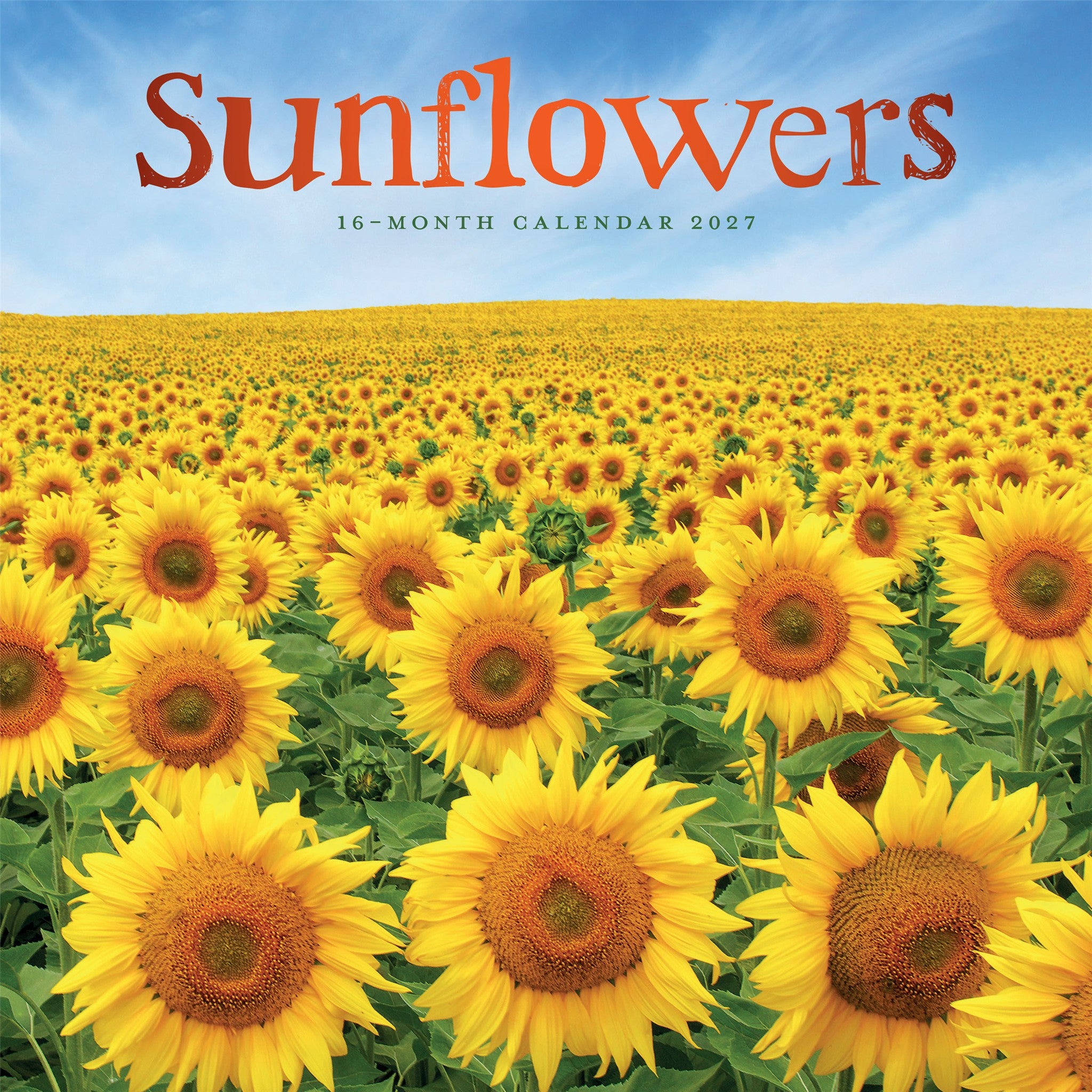Sunflowers 2027 Wall Calendar