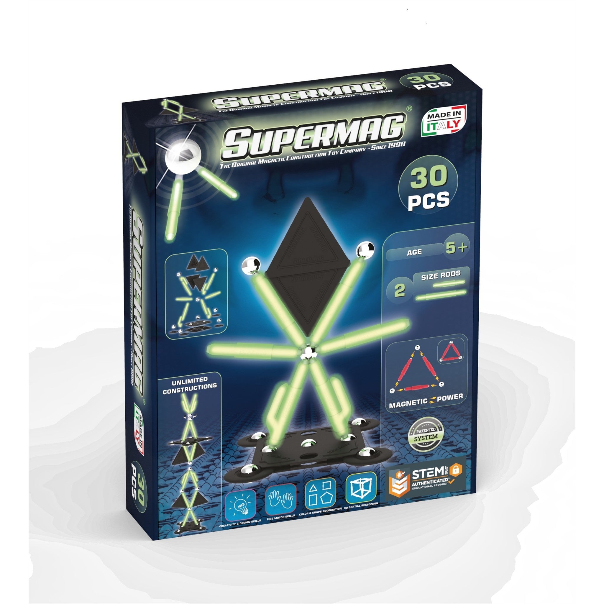 Supermag Glow 30 Piece