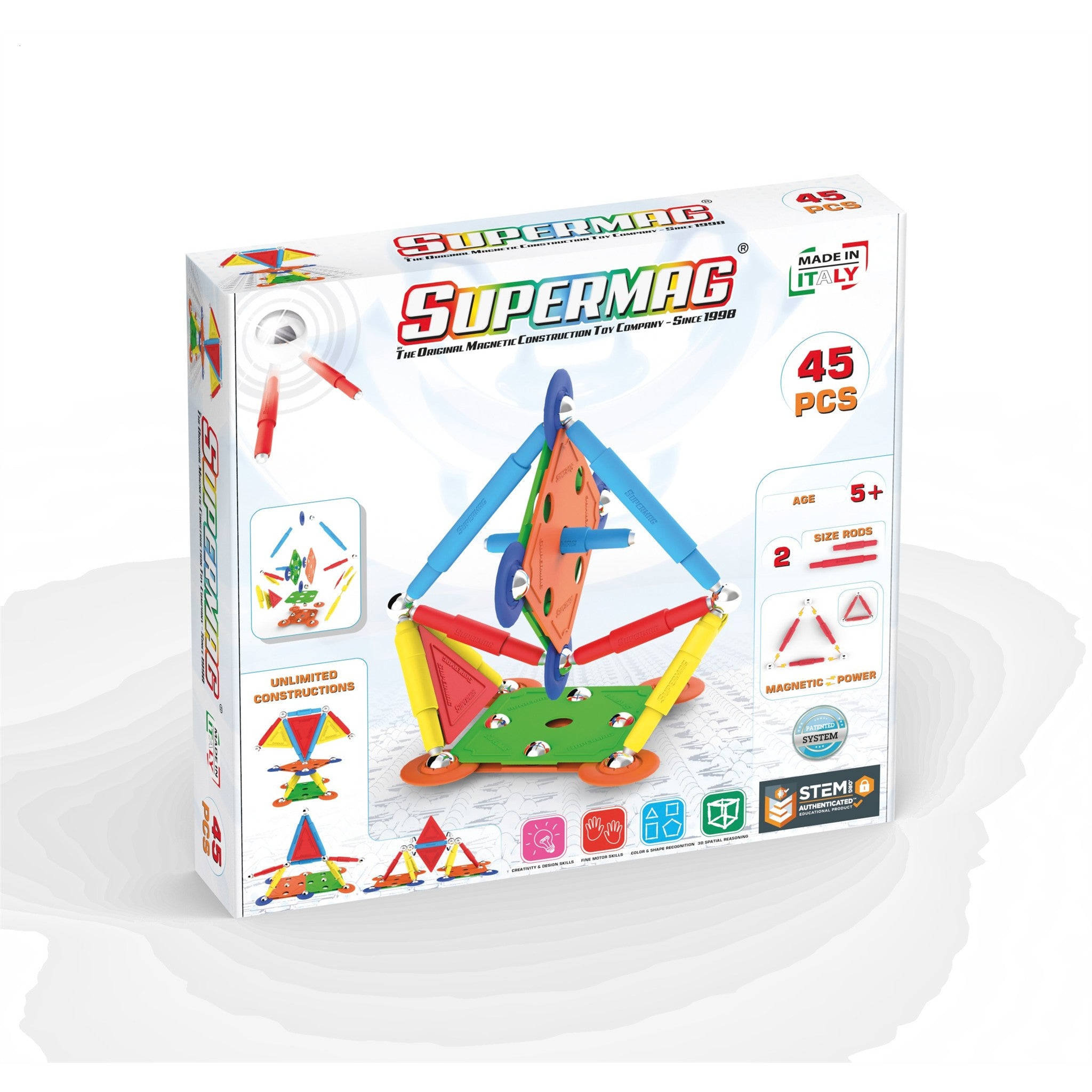 Supermag Multicolor 45 Piece