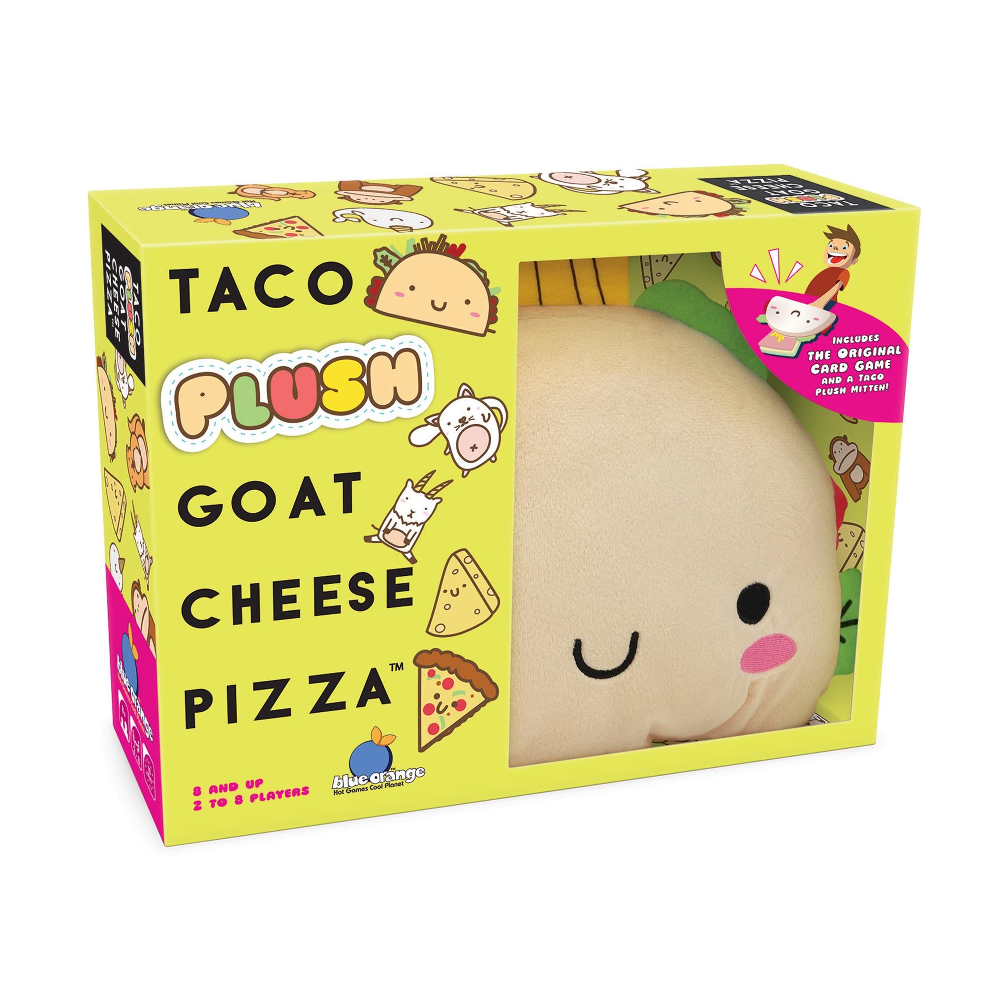 An addition to the original yellow box card card. Includes the original card game and a taco plush mitten. Produced by Blue Orange and created for 2 to 8 players aged 8 and up 