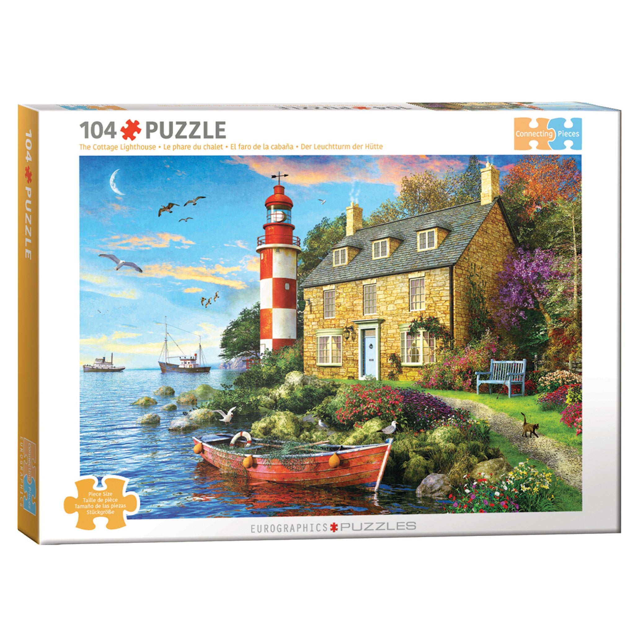 The Cottage Lighthouse 104 Piece Puzzle