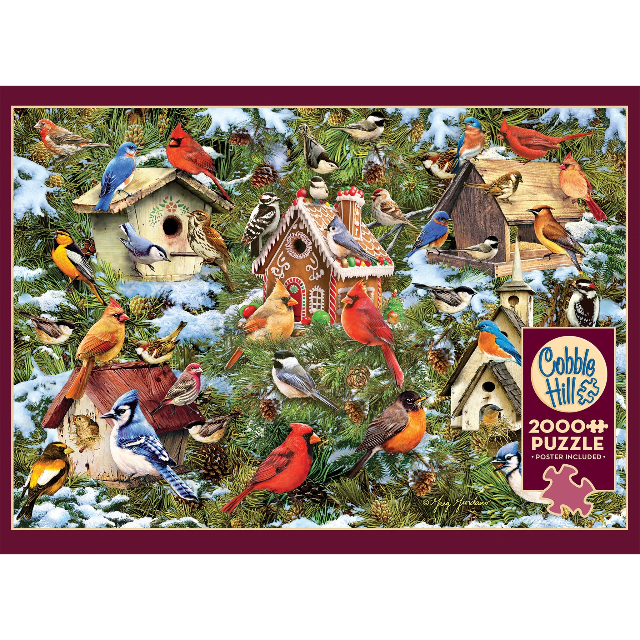 The Crowded Tree 2000 Piece Puzzle