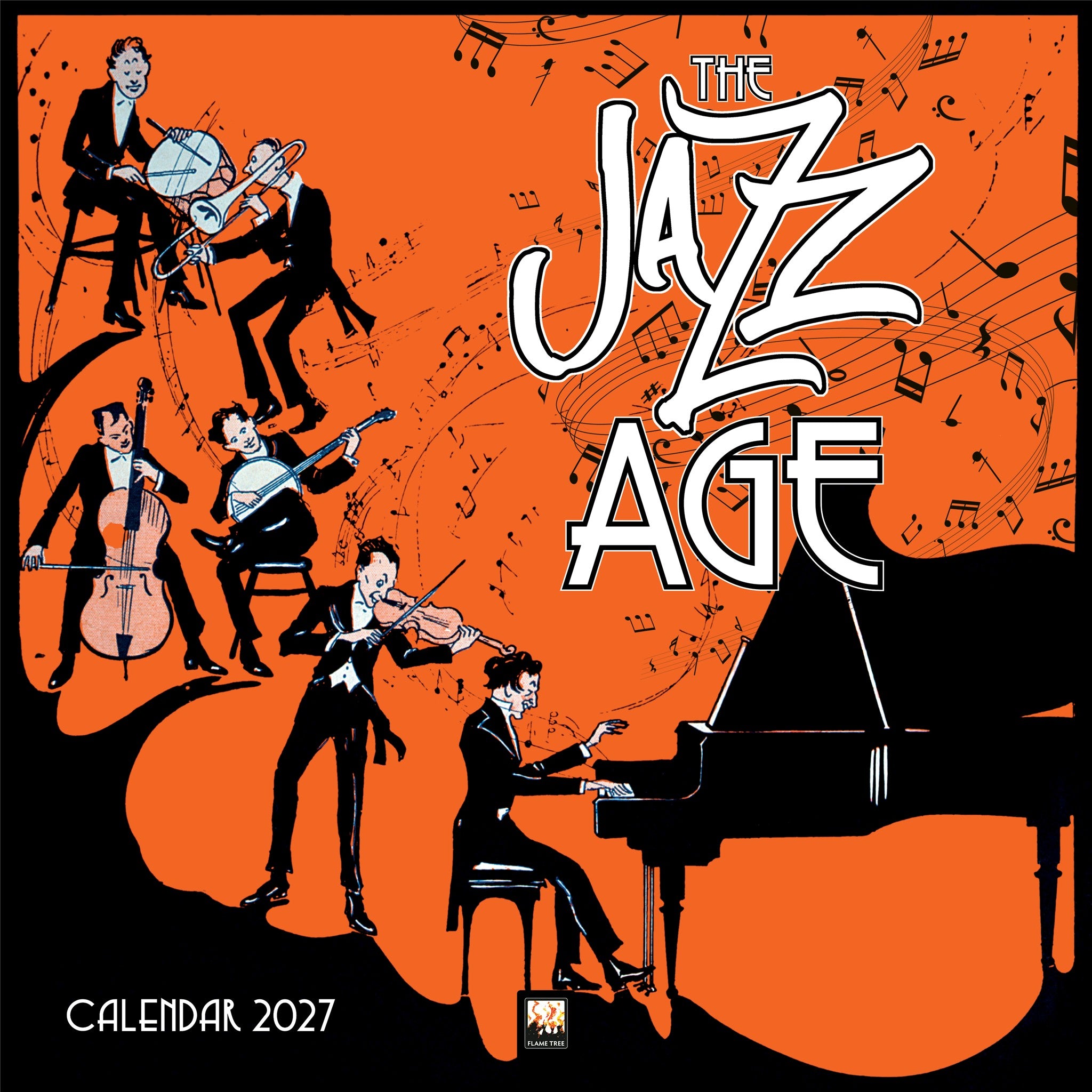 The Jazz Age 2027 Wall Calendar