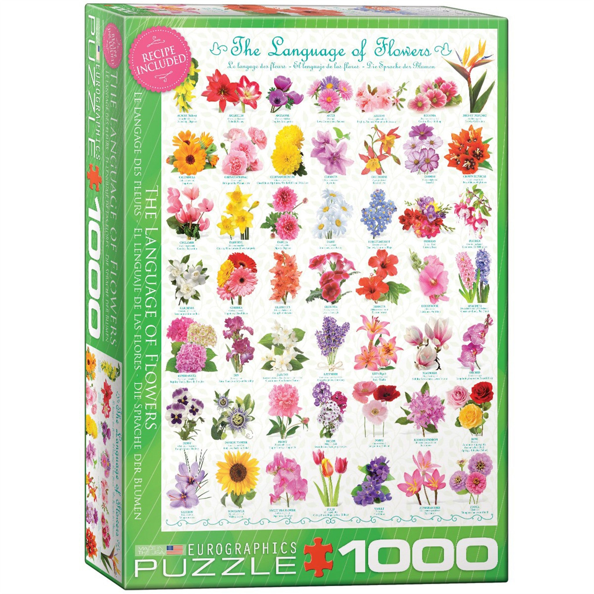 The Language of Flowers 1000 Piece Puzzle - Online Only