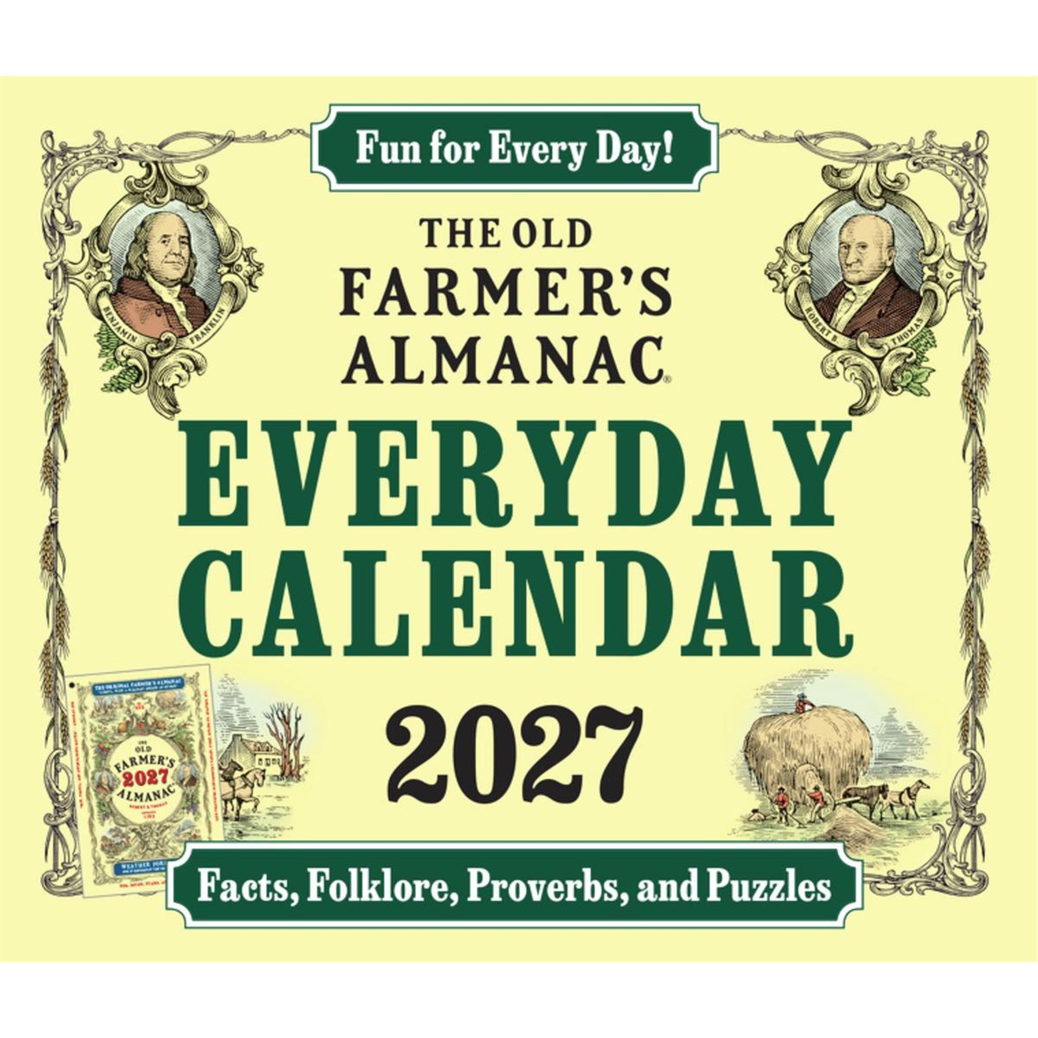 The Old Farmer's Almanac Everyday 2027 Box Calendar