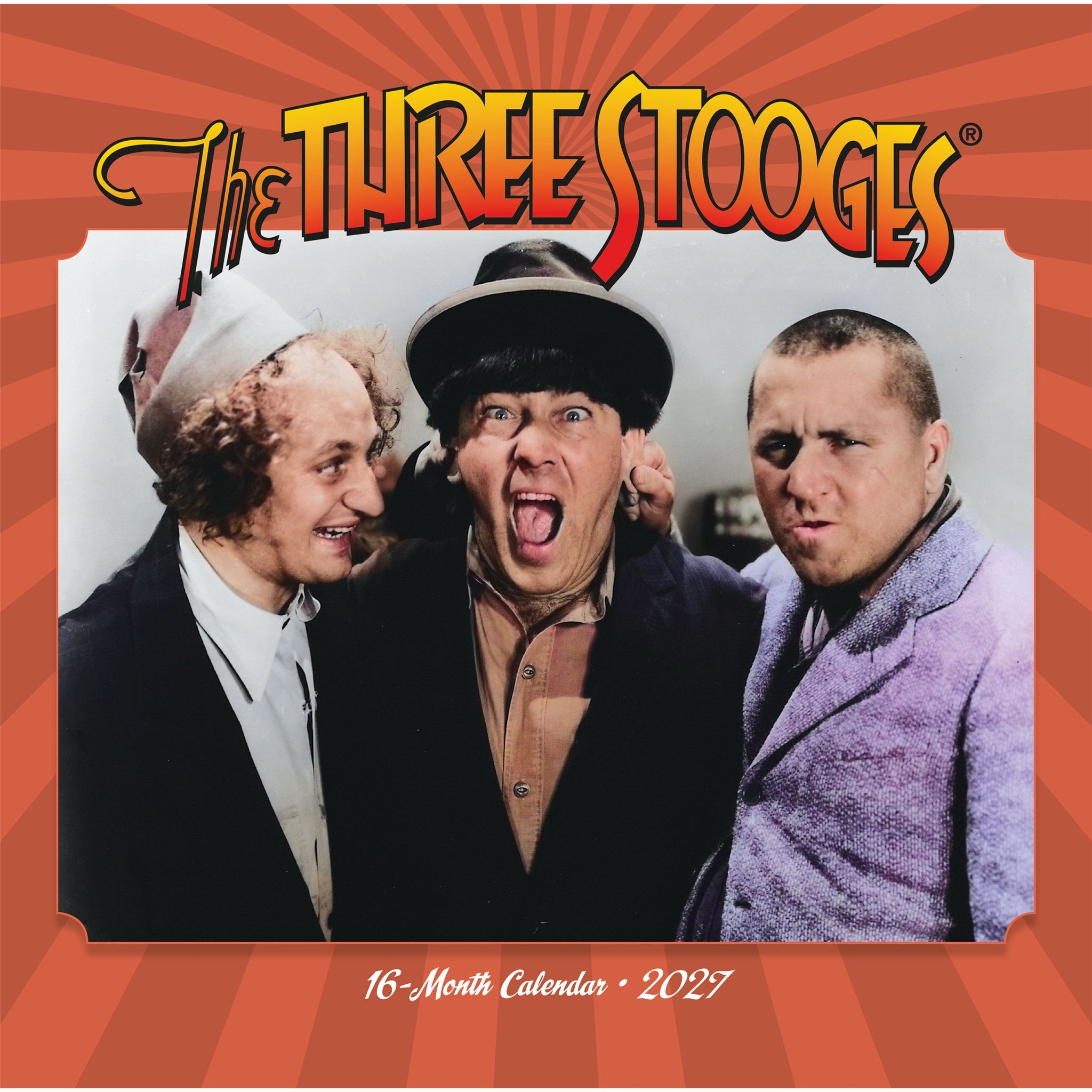 Three Stooges 2027 Wall Calendar