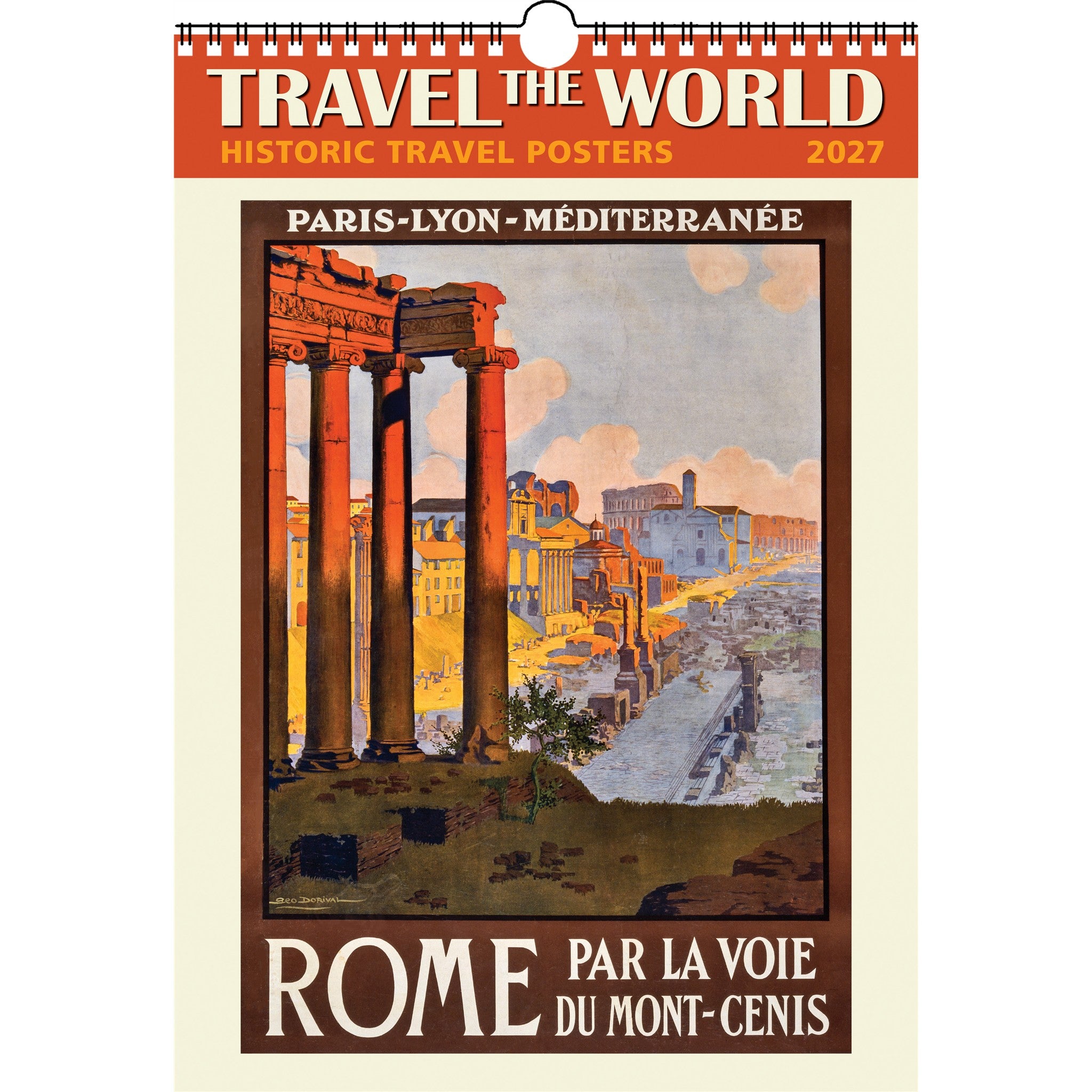 Travel the World 2027 Poster Calendar