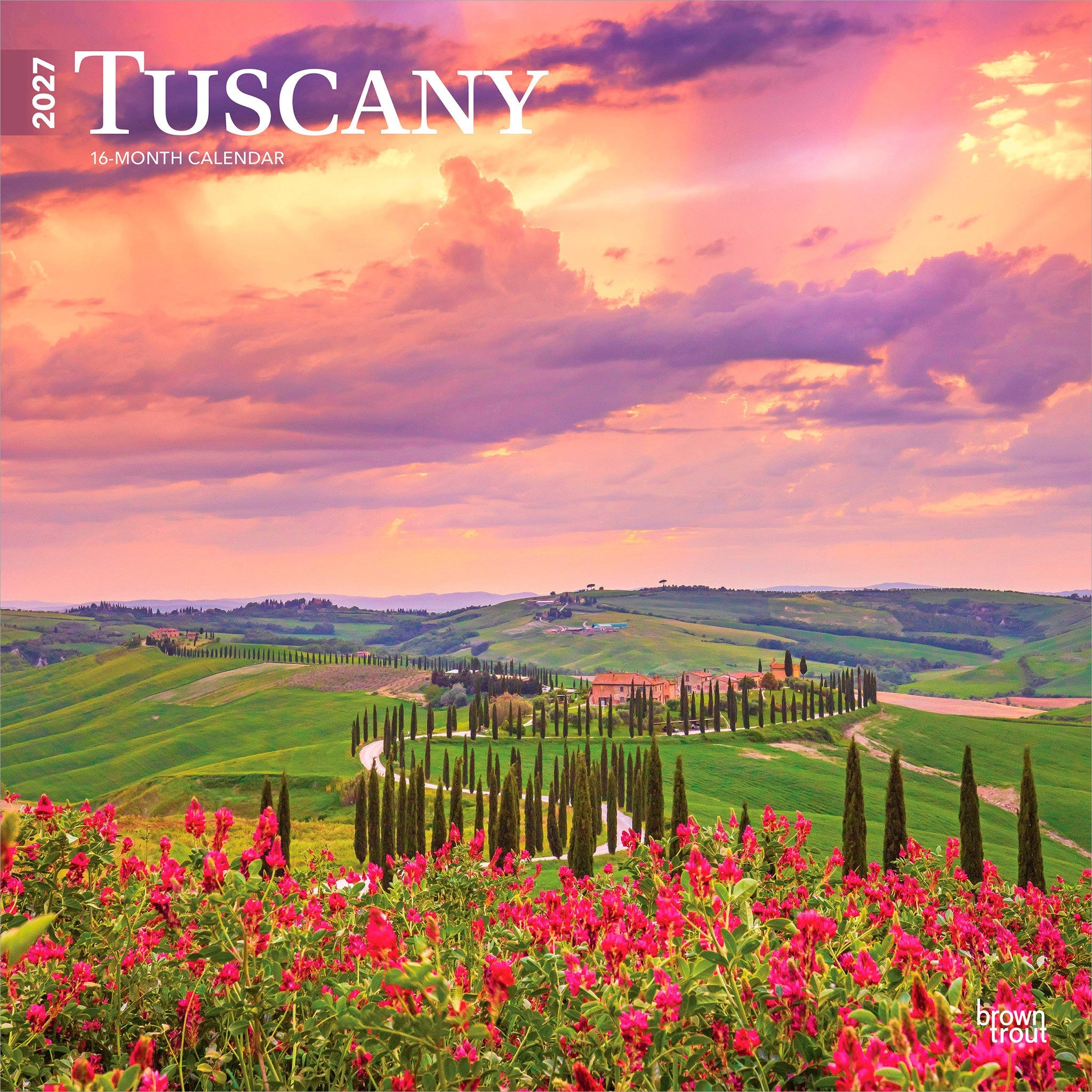 Tuscany 2027 Wall Calendar